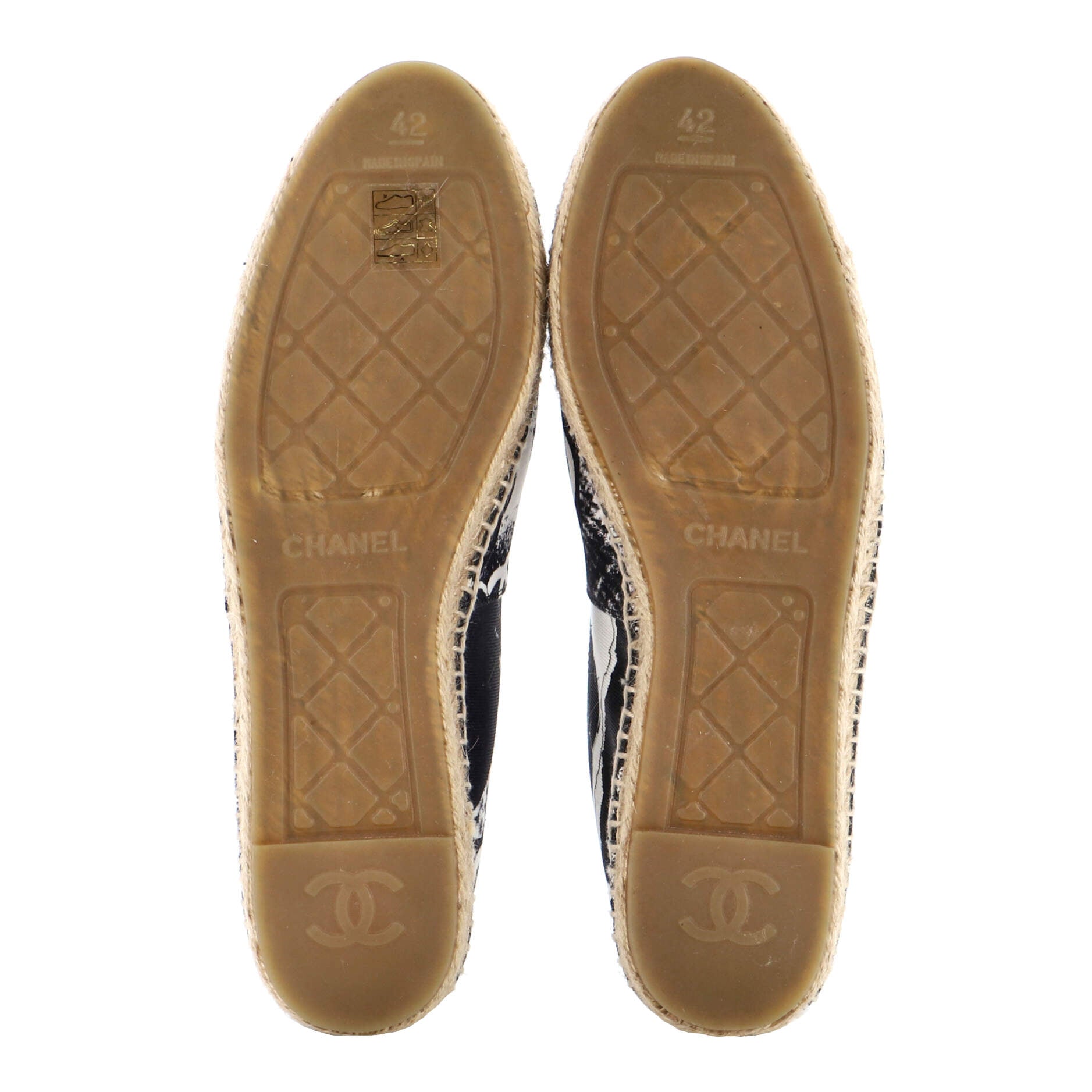 Women's Cap Toe Espadrilles Printed Canvas