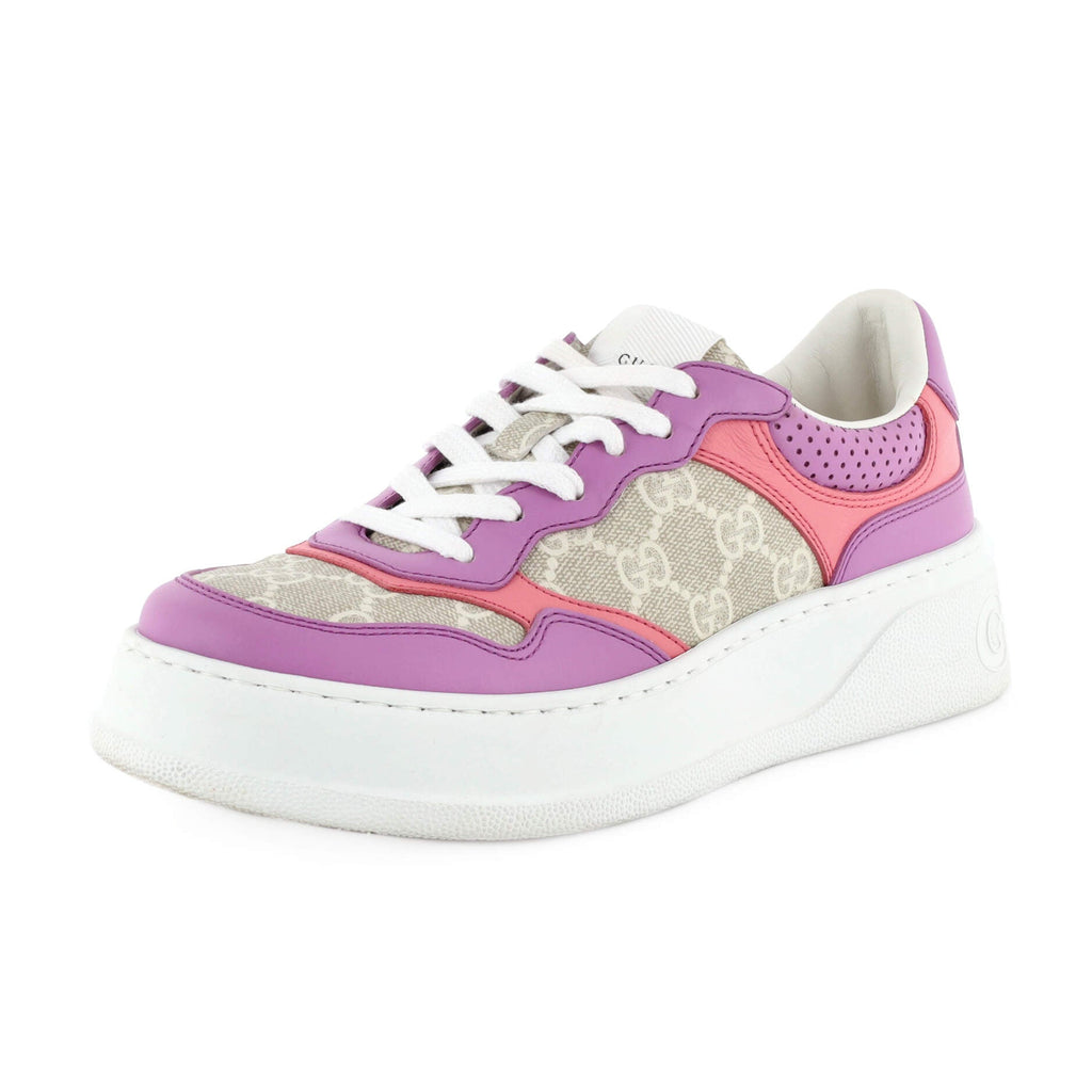Women's Dali Platform Sneakers GG Coated Canvas and Leather