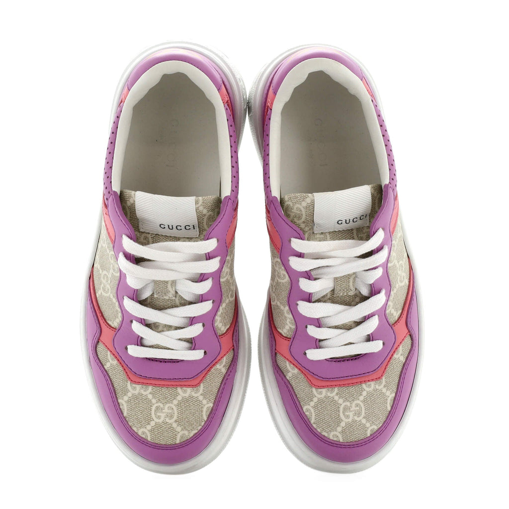 Women's Dali Platform Sneakers GG Coated Canvas and Leather