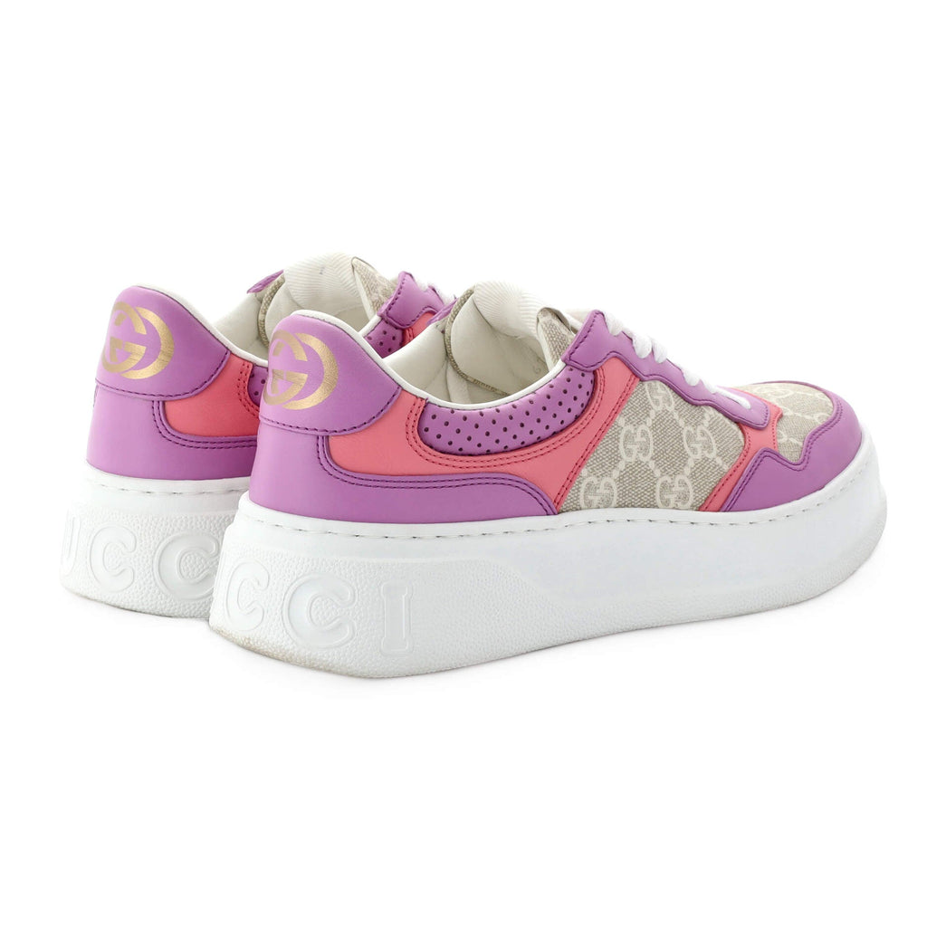 Women's Dali Platform Sneakers GG Coated Canvas and Leather