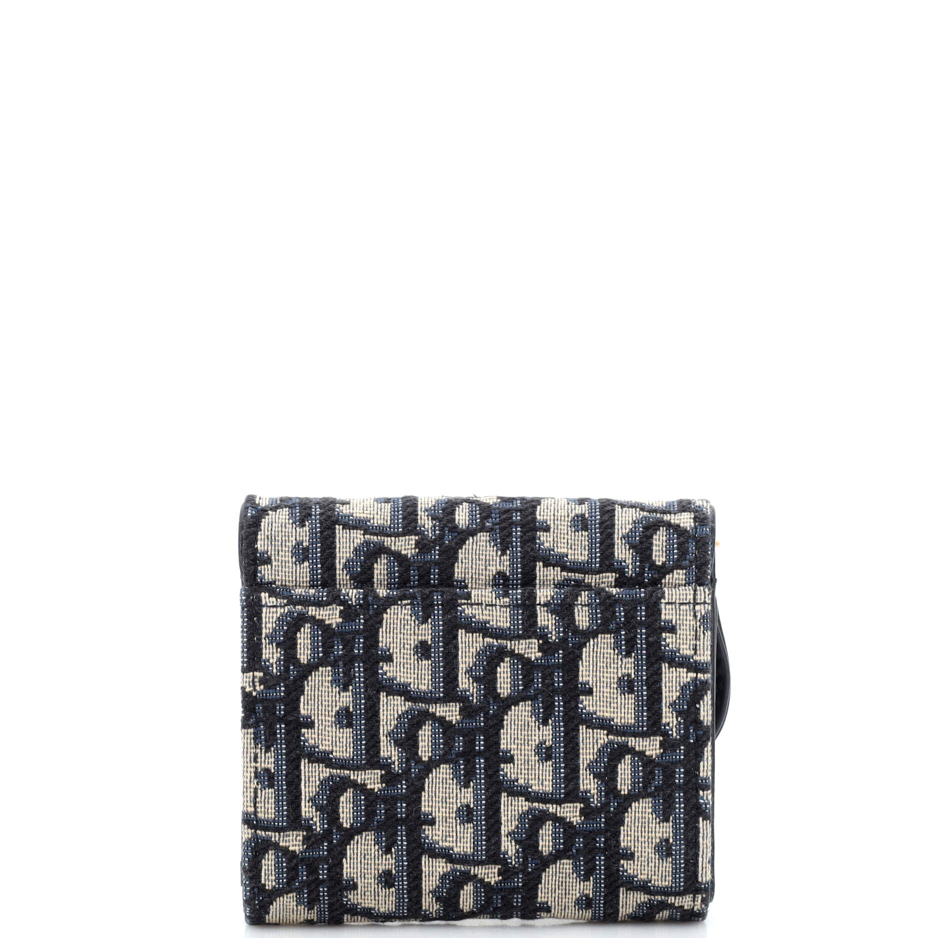 Saddle Flap Wallet Oblique Canvas Mini