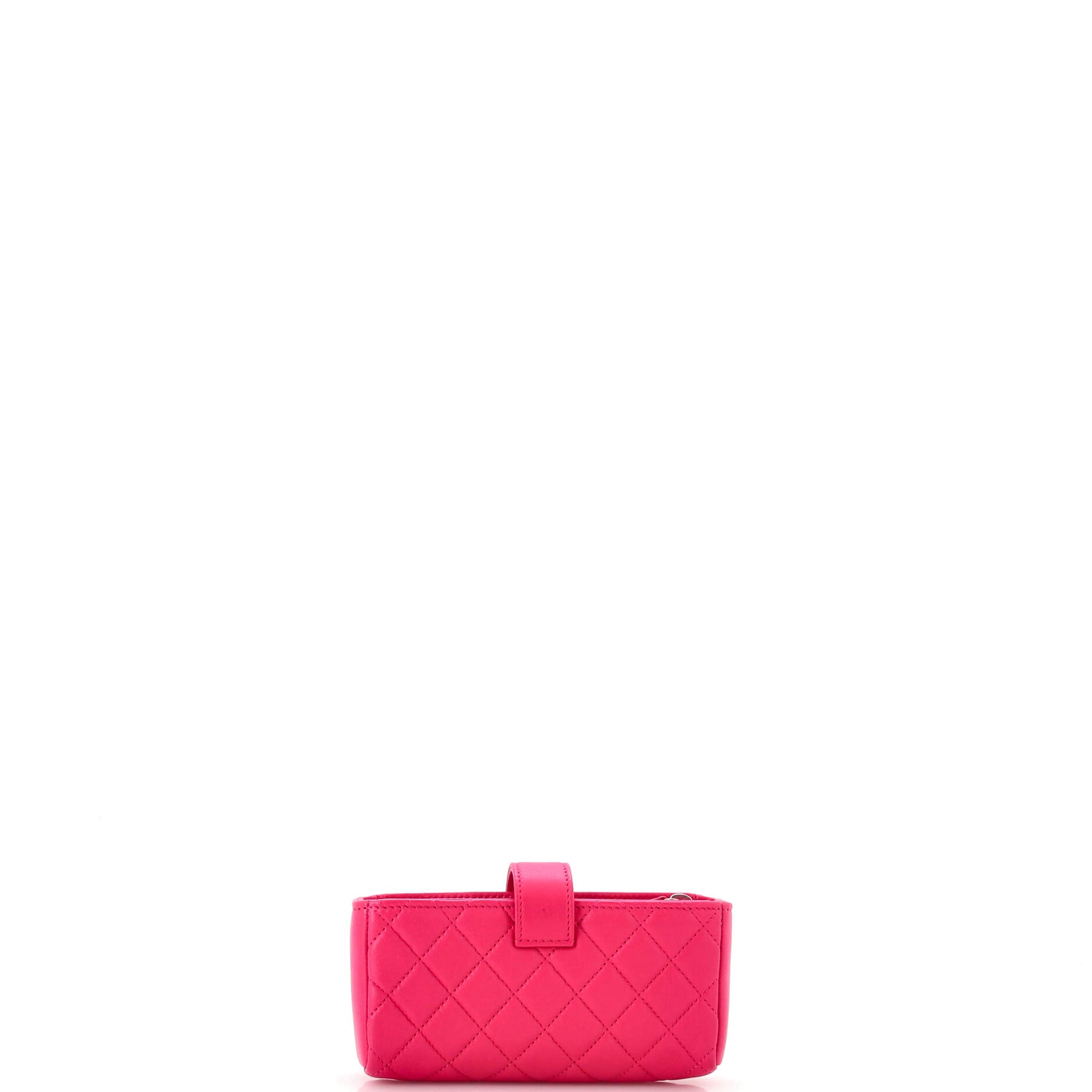 Phone Holder Clutch Camellia Lambskin