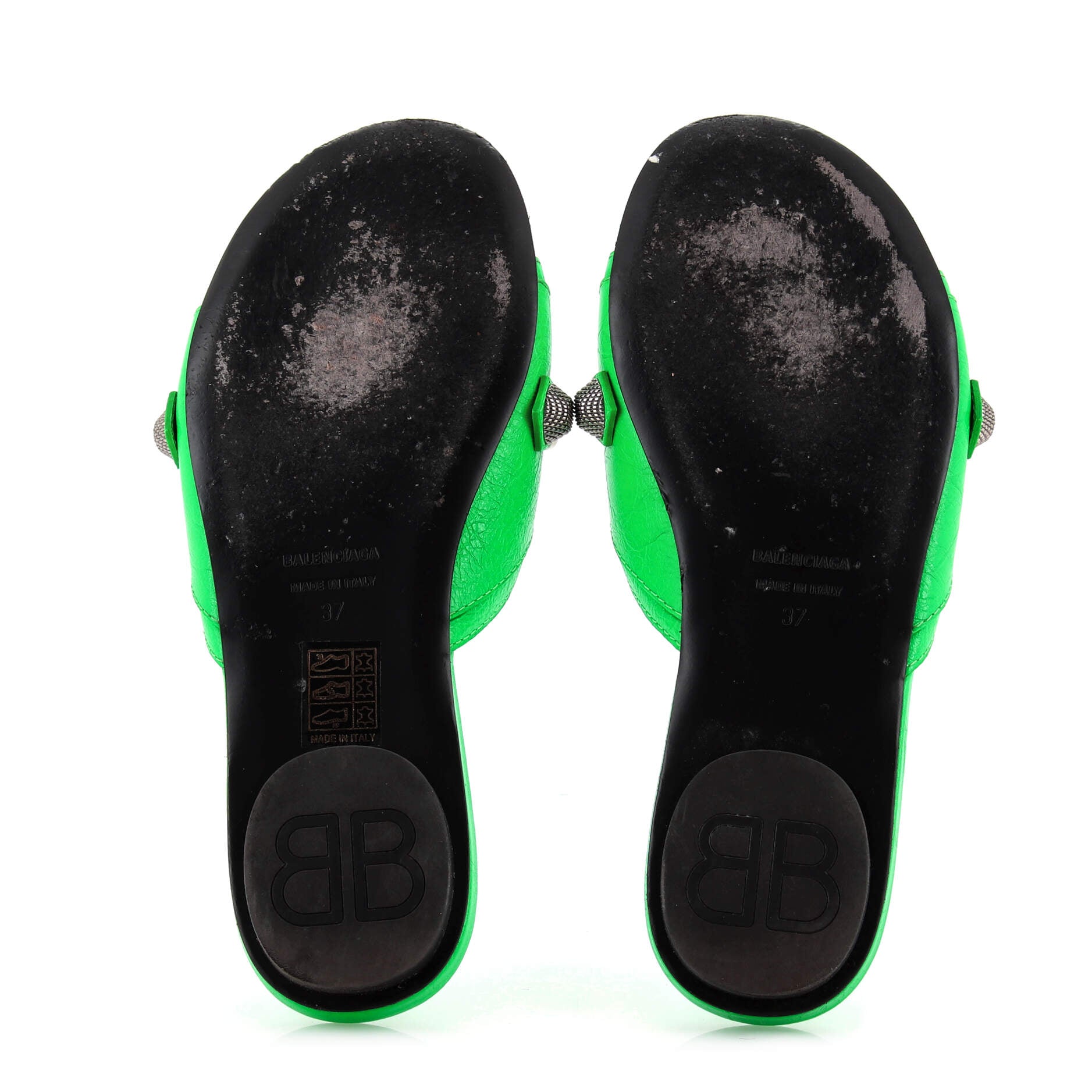 Women's Cagole Flat Sandals Leather