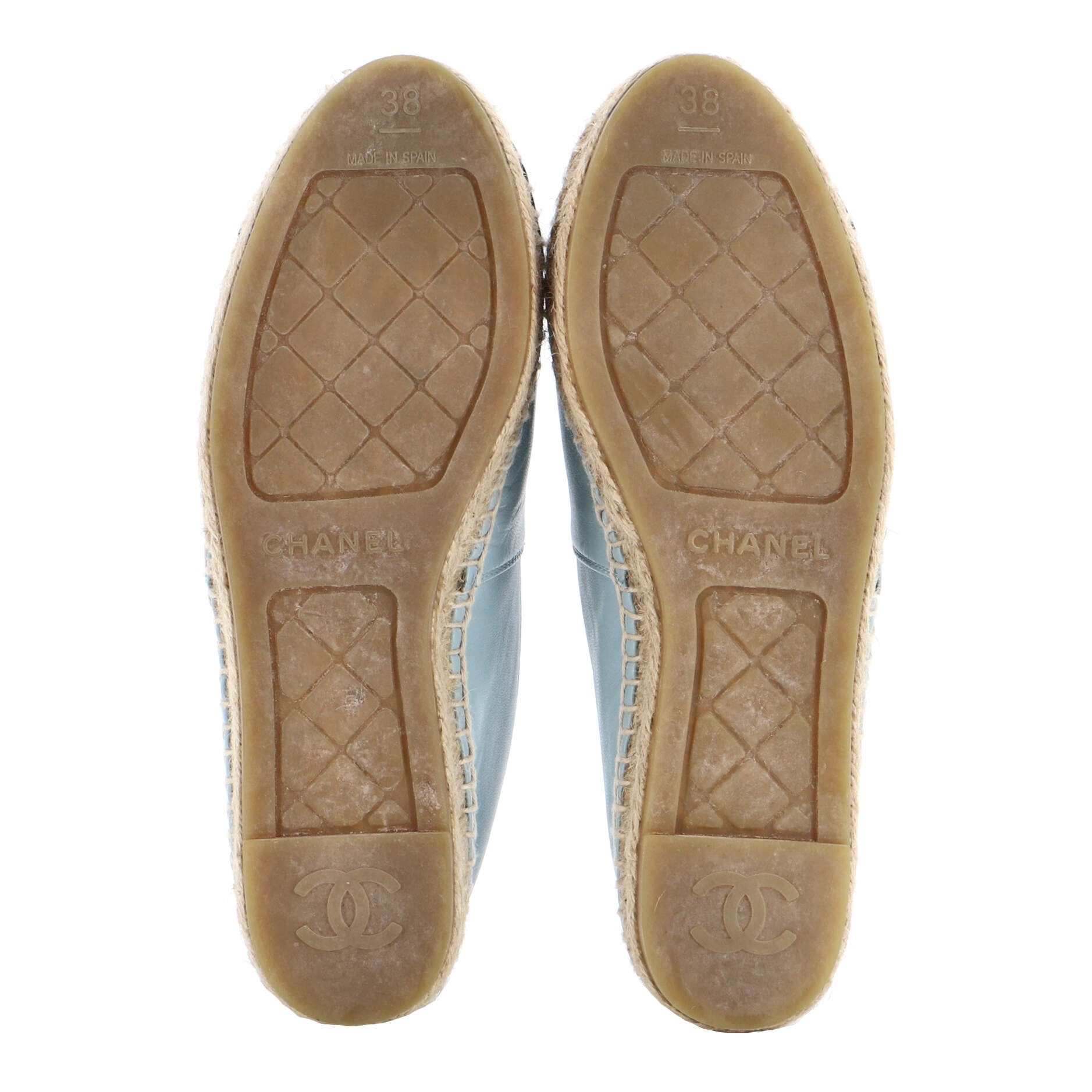Women's CC Cap Toe Espadrilles Leather
