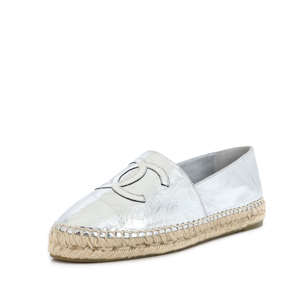 Women's CC Cap Toe Espadrilles Leather