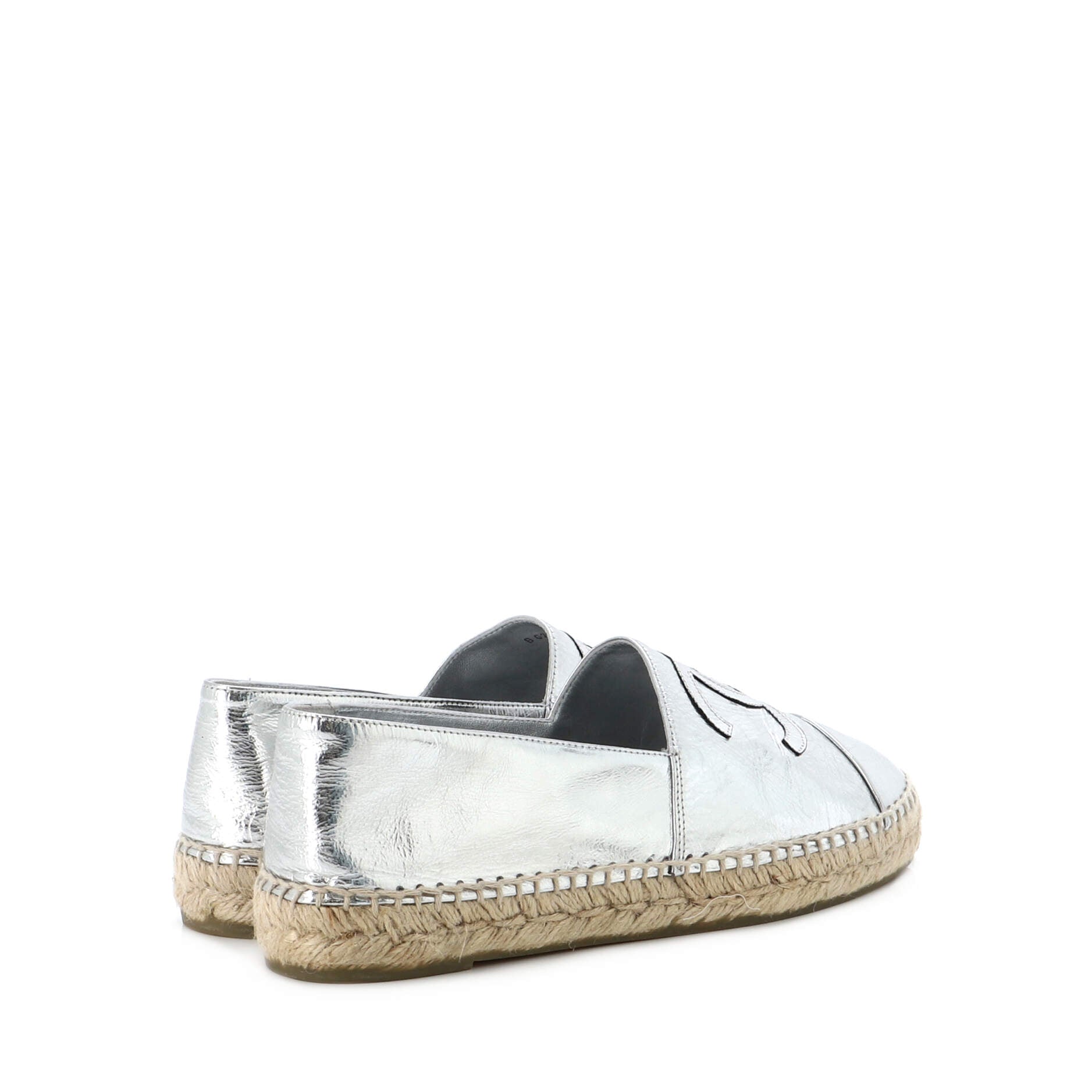 Women's CC Cap Toe Espadrilles Leather