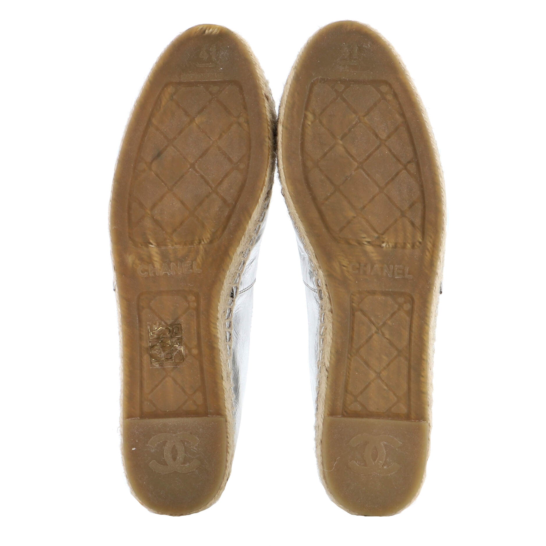 Women's CC Cap Toe Espadrilles Leather