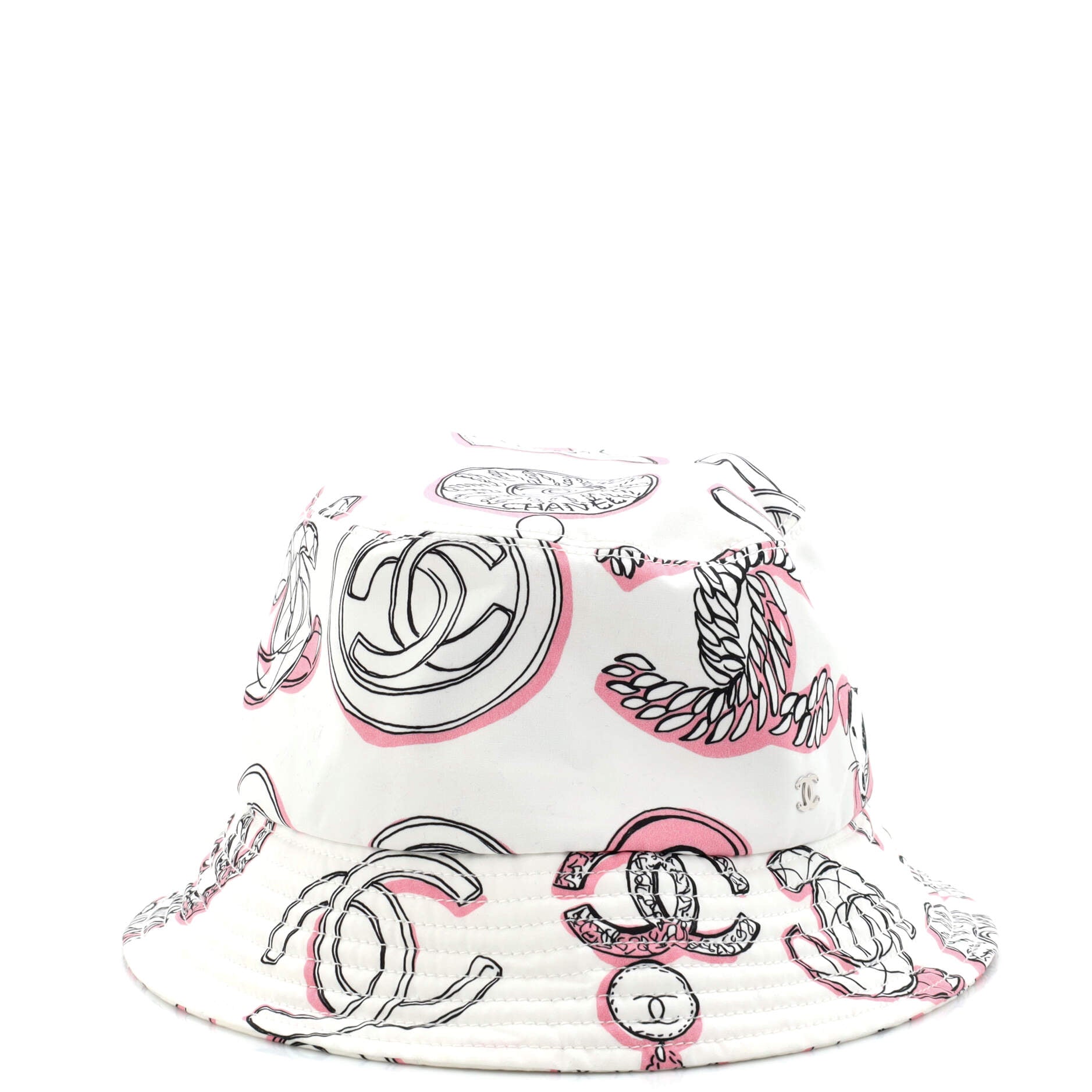 CC Bucket Hat Printed Canvas