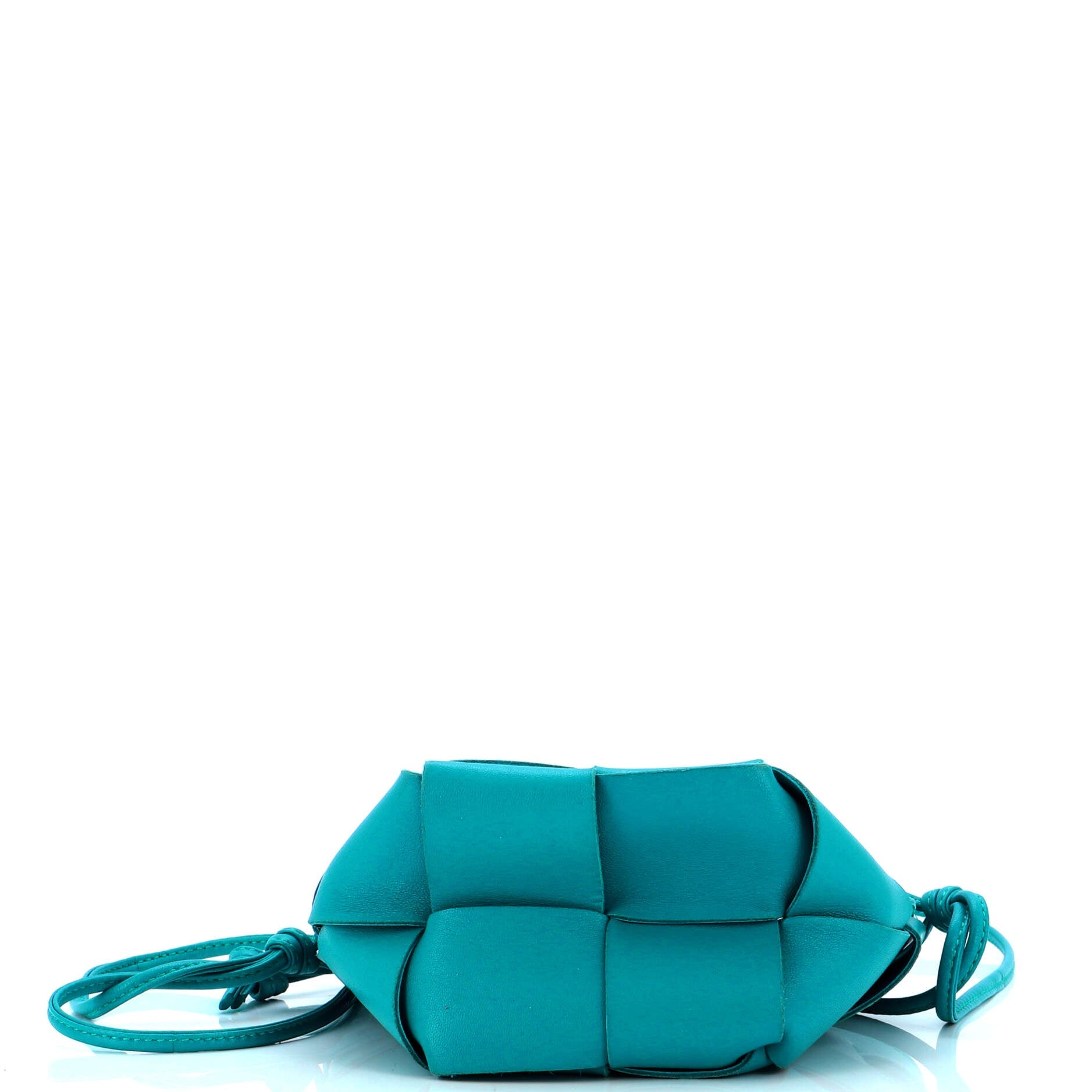 Cassette Bucket Bag Maxi Intrecciato Leather Mini