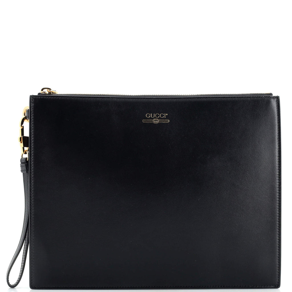 Wristlet Clutch Leather