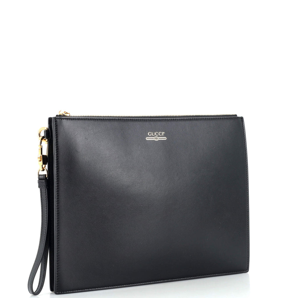 Wristlet Clutch Leather