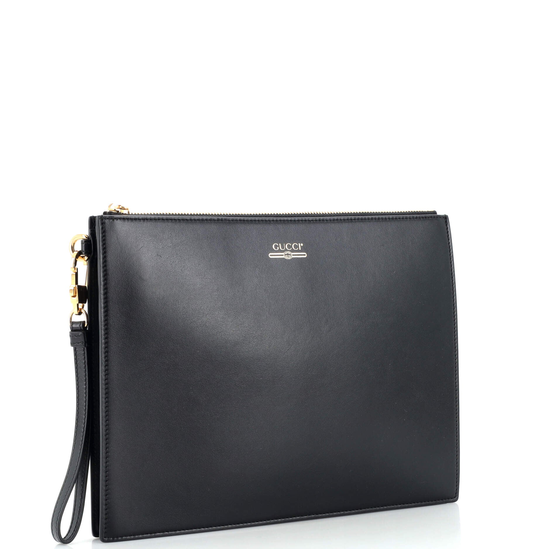 Wristlet Clutch Leather