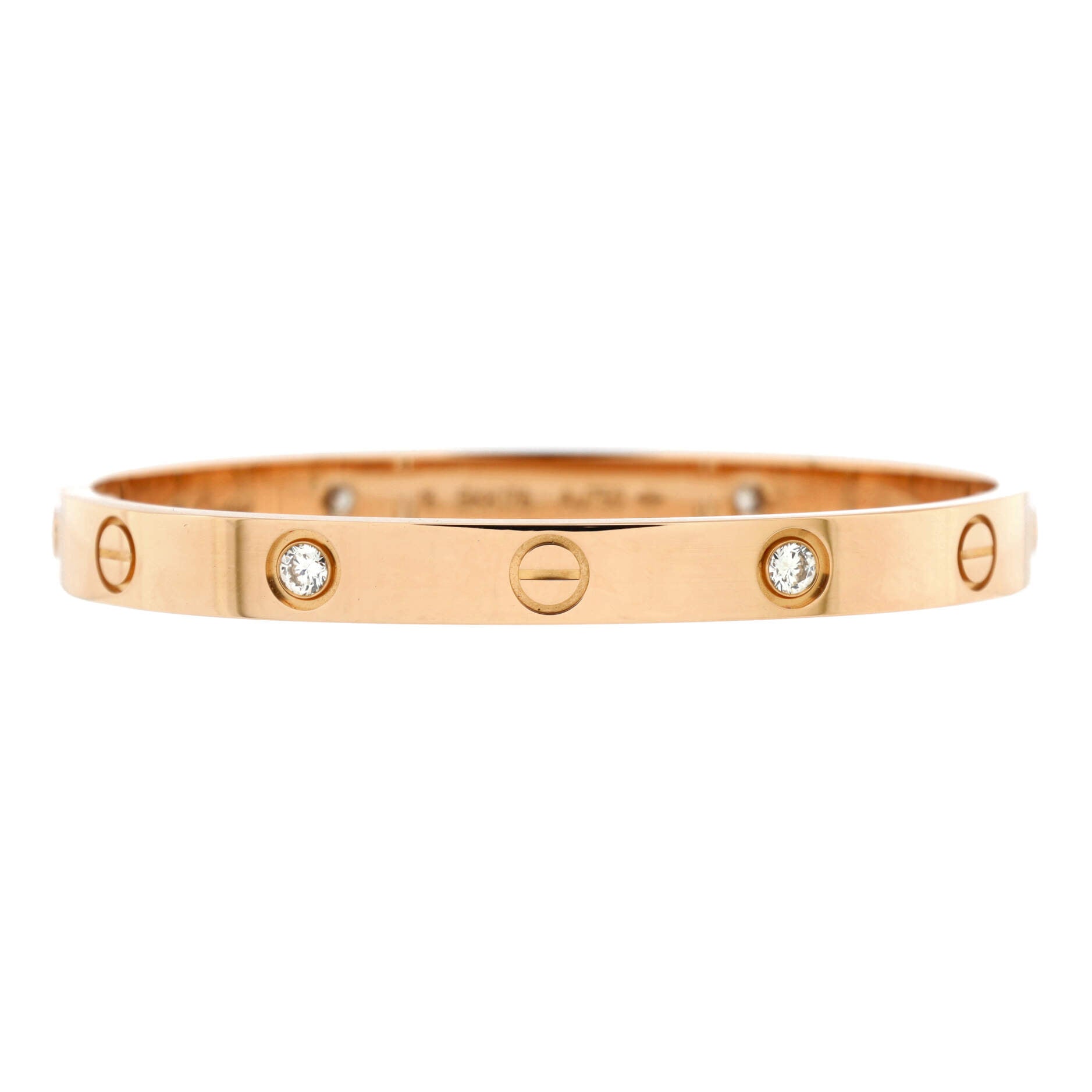 Love 4 Diamond Bracelet 18K Rose Gold with Diamonds