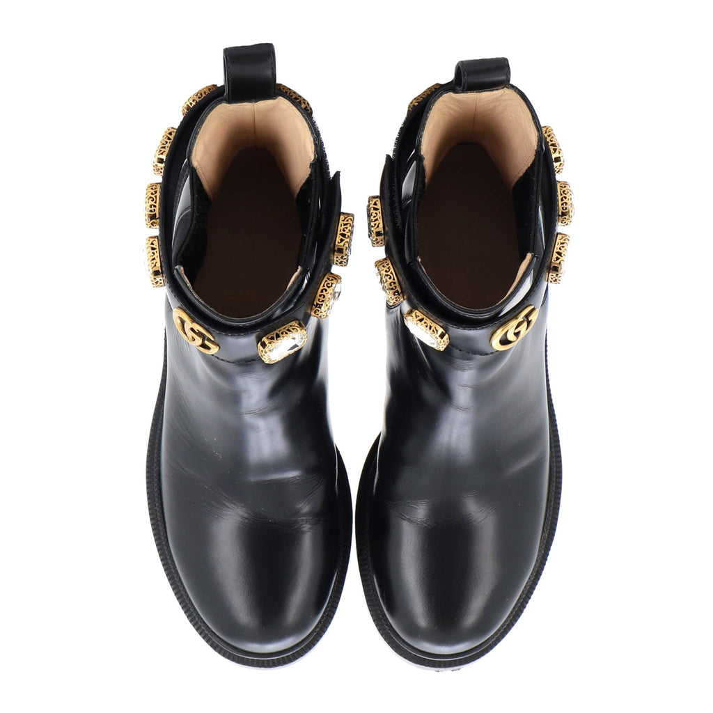 Women's Trip Boots Embellished Leather
