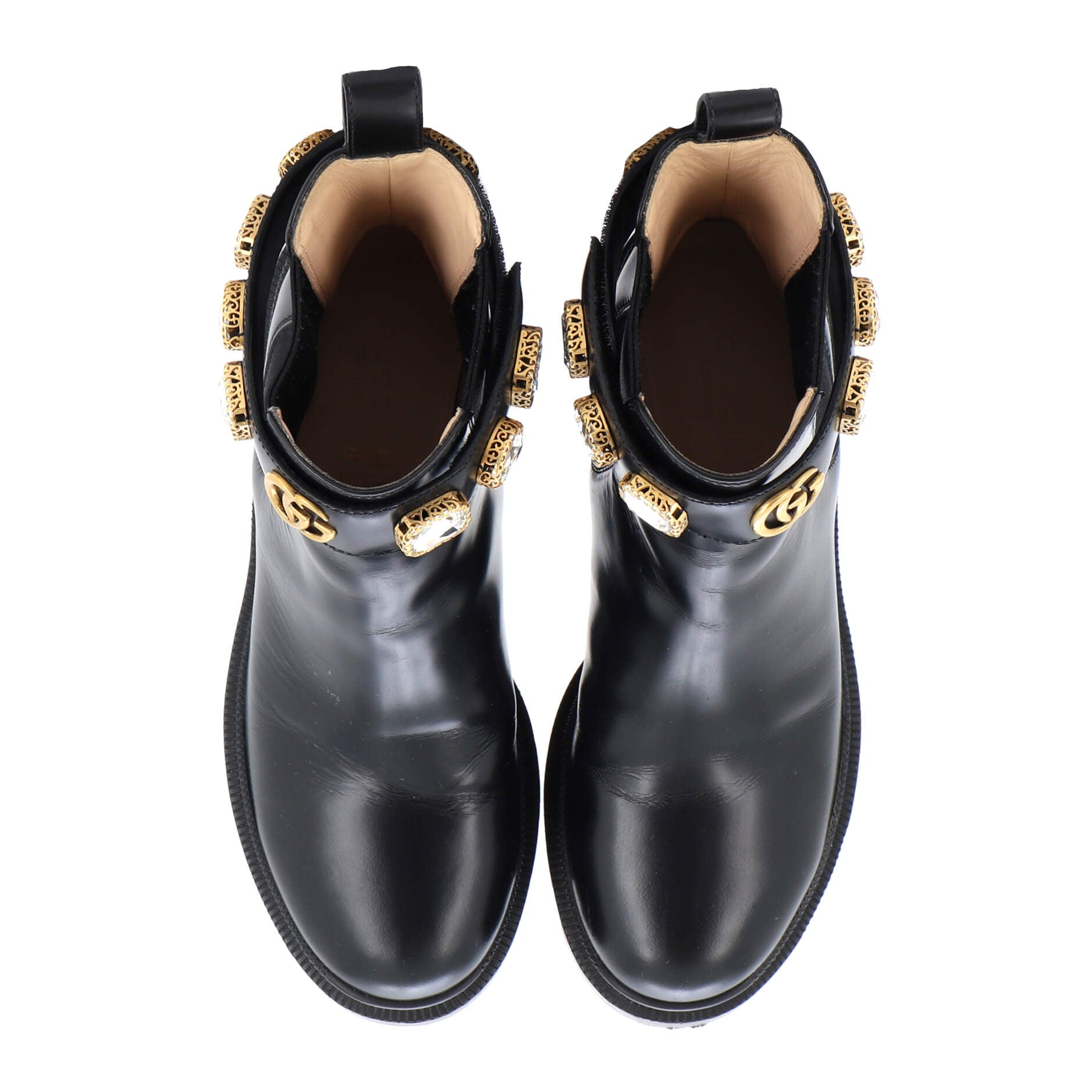 Women's Trip Boots Embellished Leather