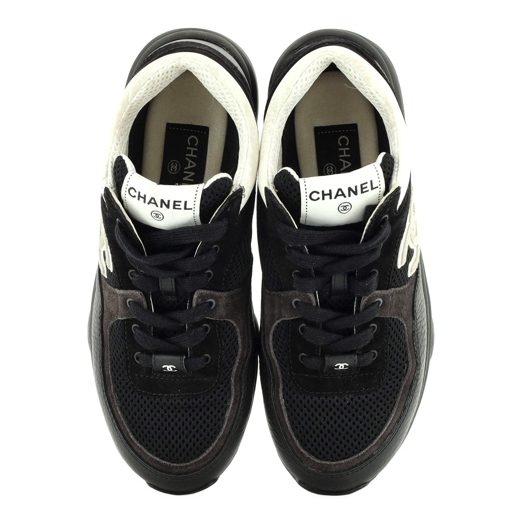Women's CC Low-Top Sneakers Leather and Mesh