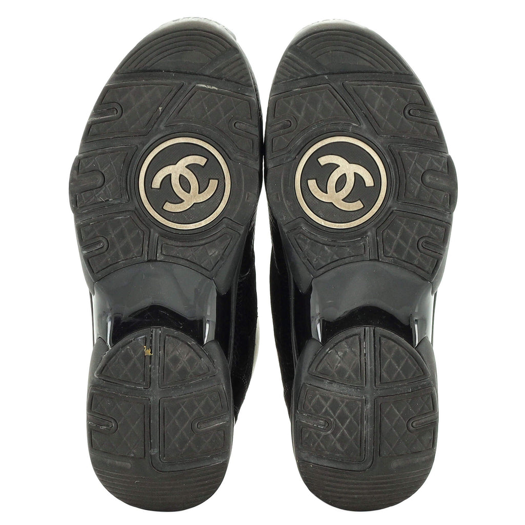 Women's CC Low-Top Sneakers Leather and Mesh