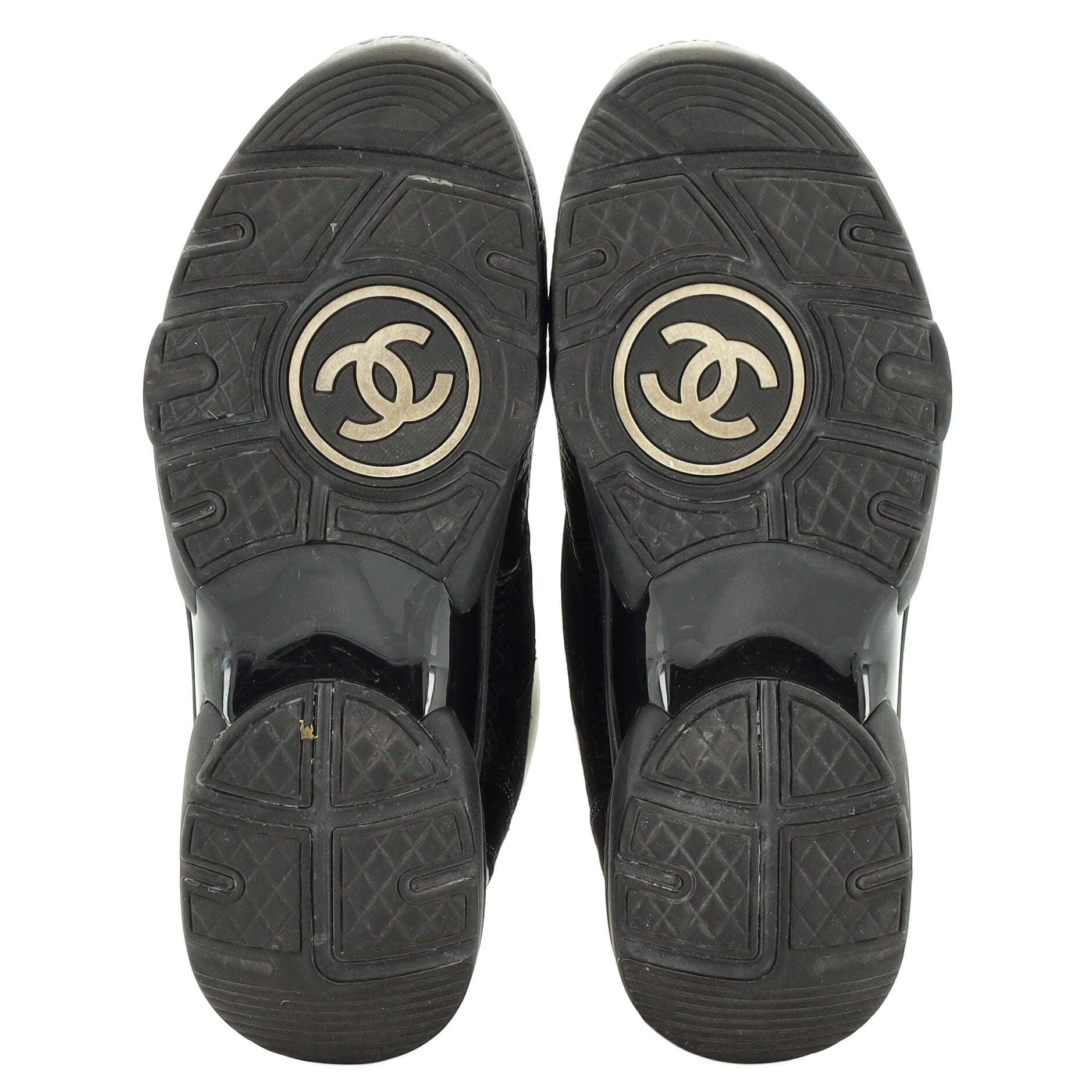 Women's CC Low-Top Sneakers Leather and Mesh
