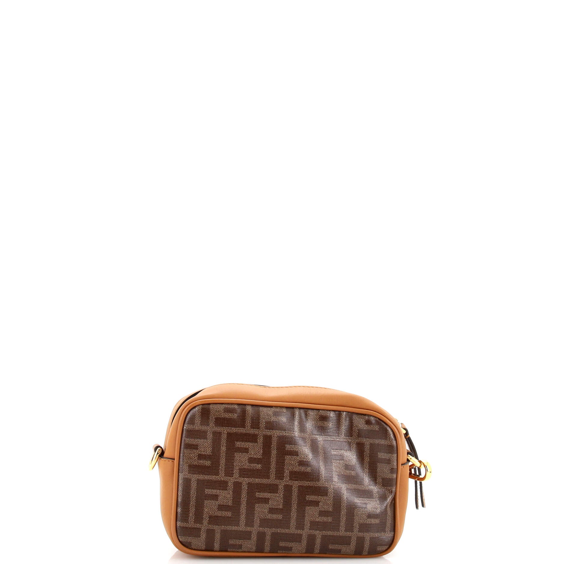 FF Logo Stamp Camera Bag Zucca Coated Canvas Mini