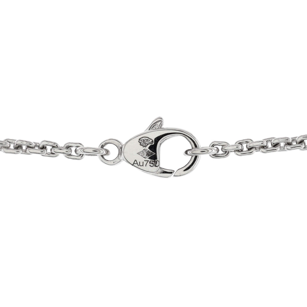 LV Idylle Blossom Pendant Necklace 18K White Gold and Diamonds