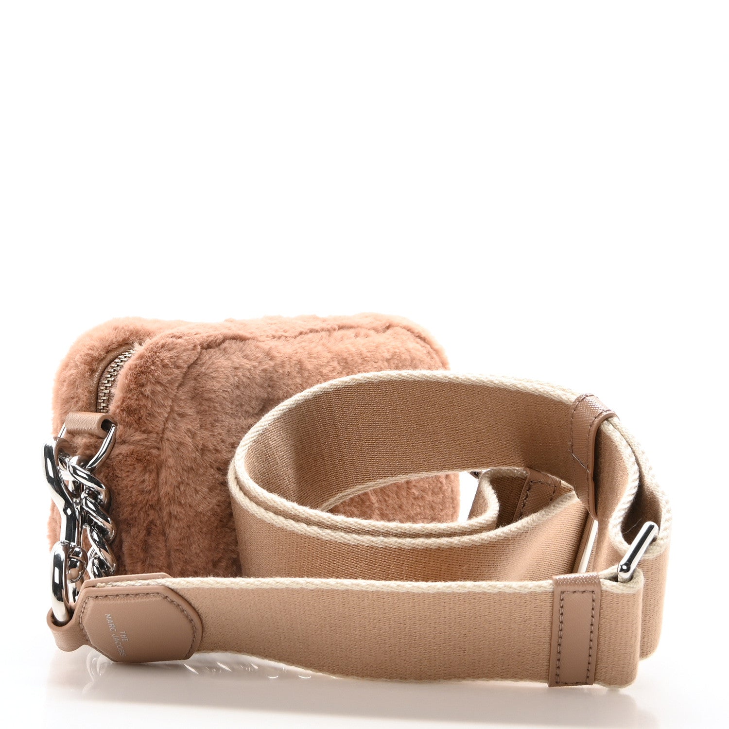 Faux Fur Plush Snapshot Camera Bag Fluffy Rose