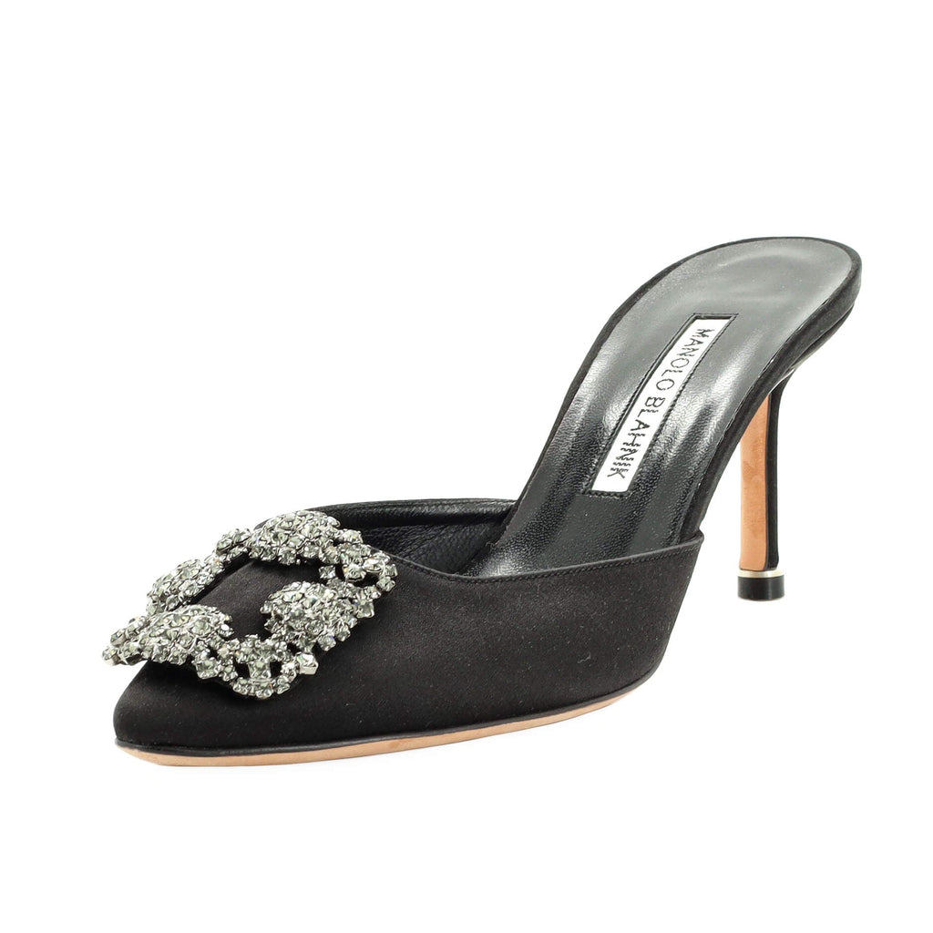 Women's Hangisimu Heeled Mules Satin 70