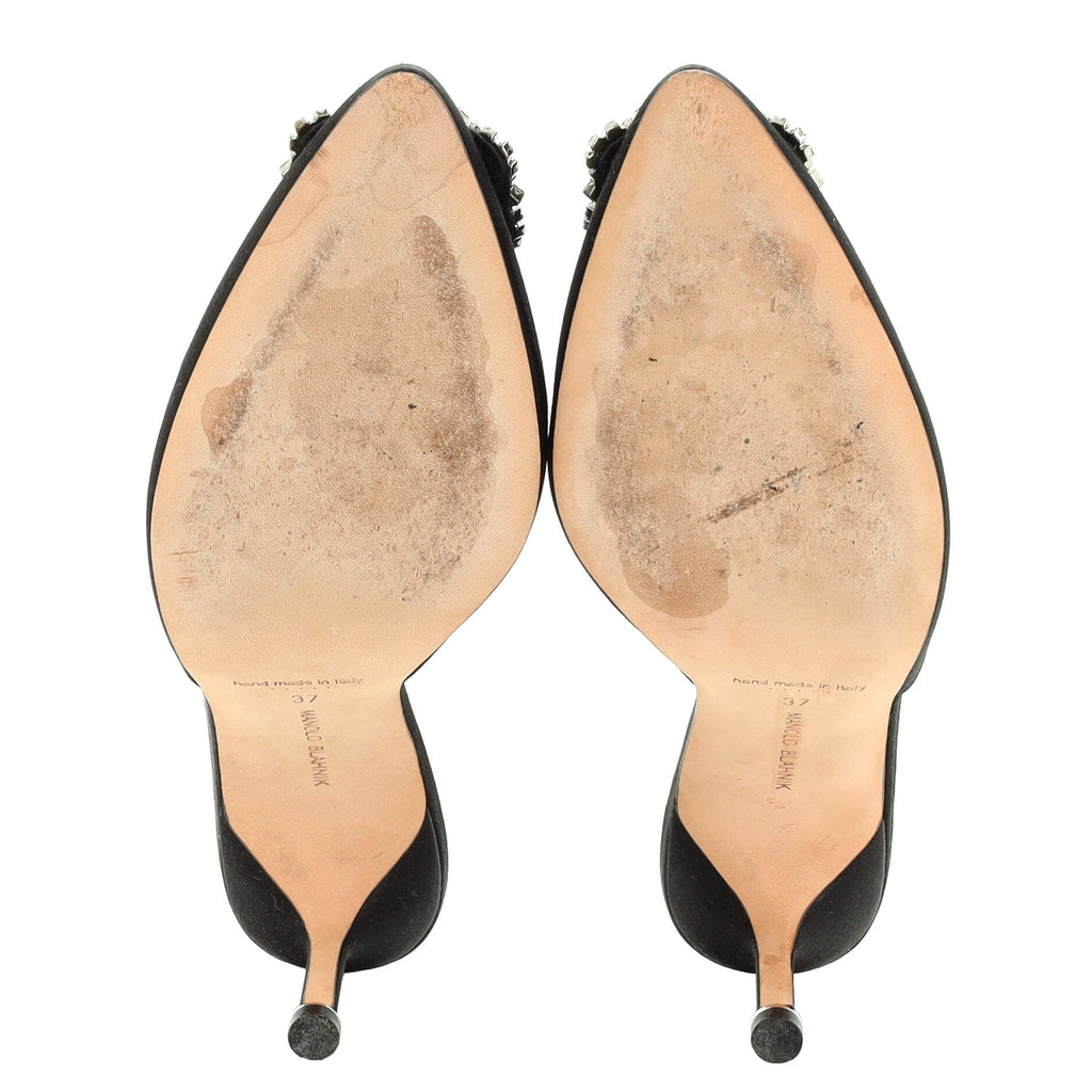 Women's Hangisimu Heeled Mules Satin 70