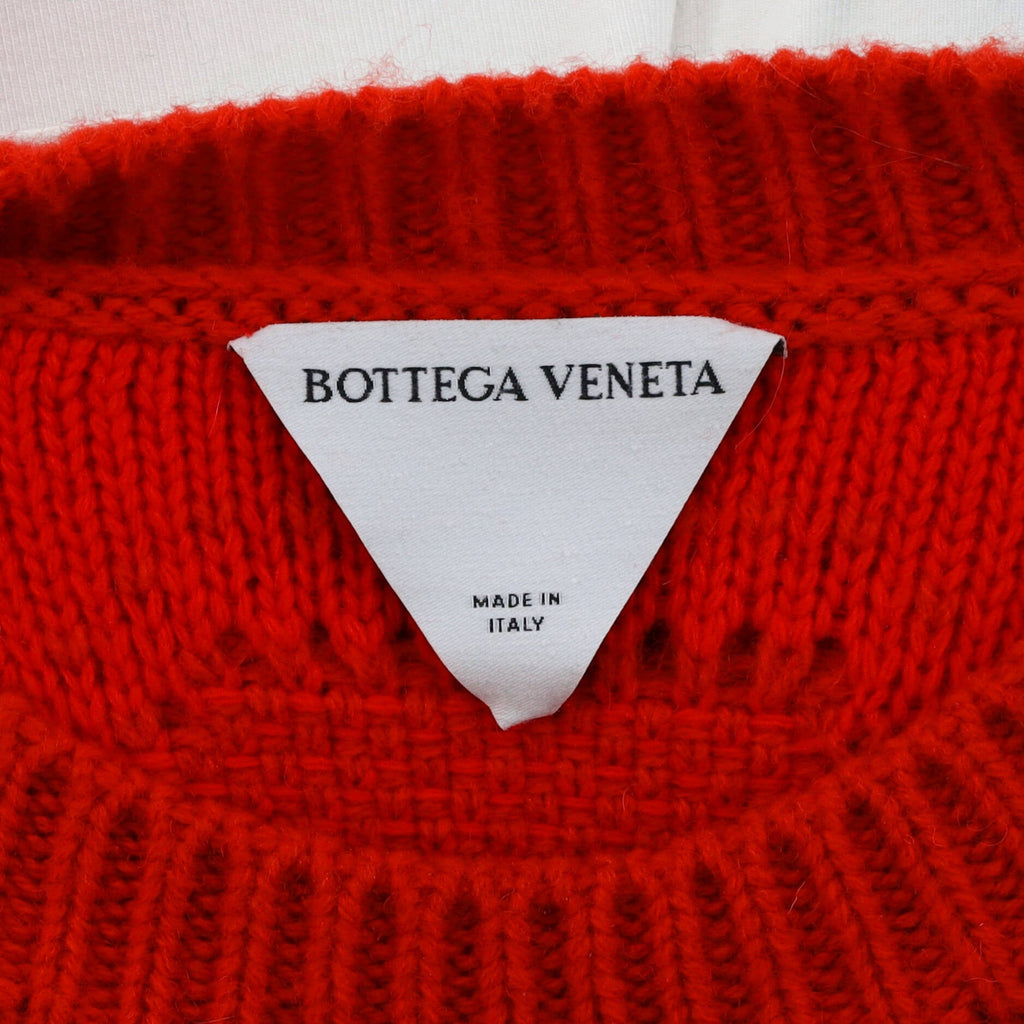 Women's Alphabet Crewneck Sweater Polyamide Blend