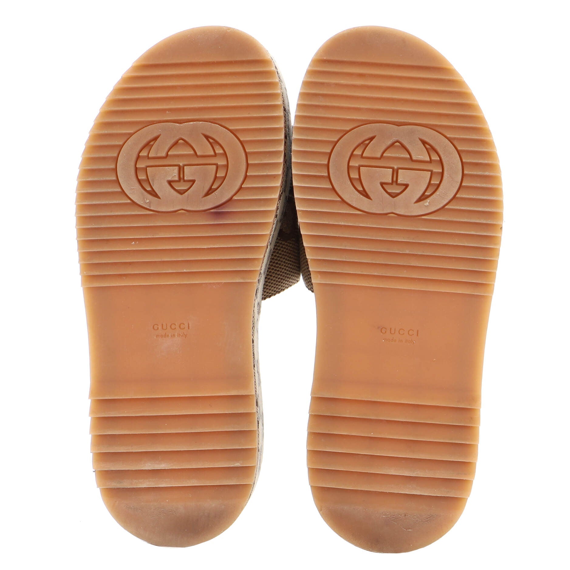 Women's Angelina Platform Slide Sandals GG Canvas