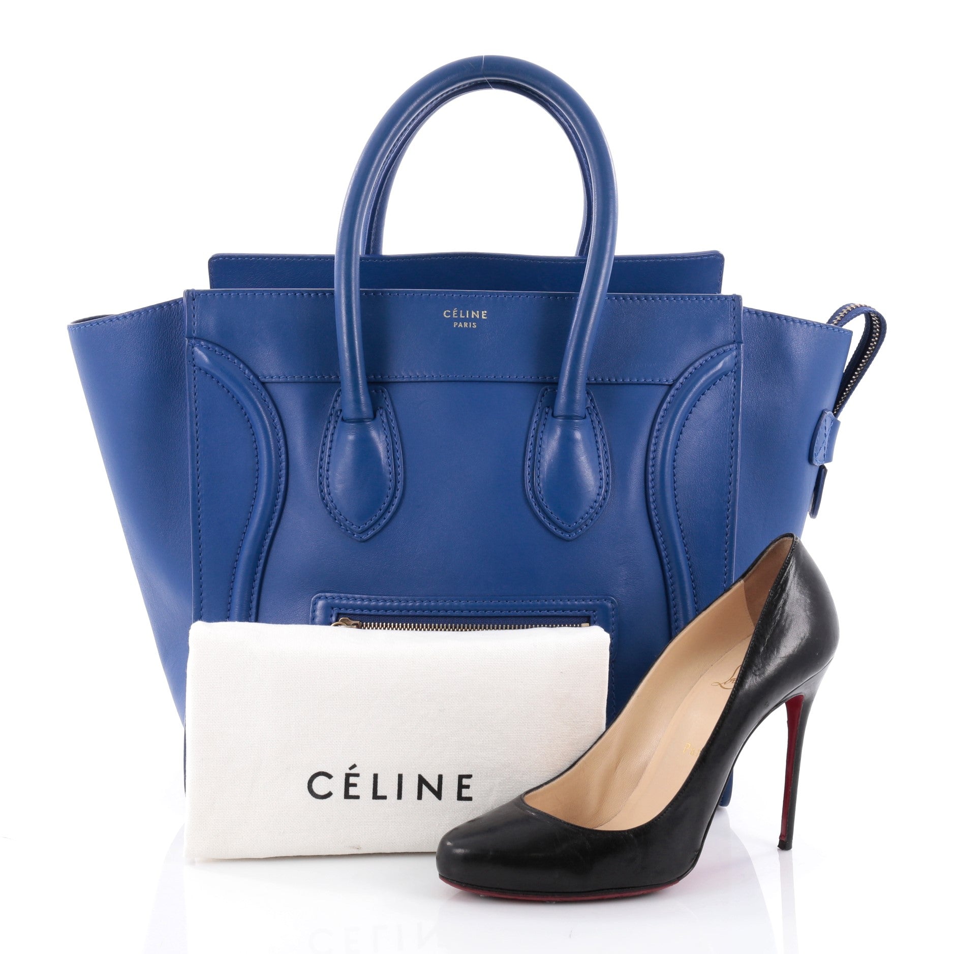 Luggage Handbag Smooth Leather Mini
