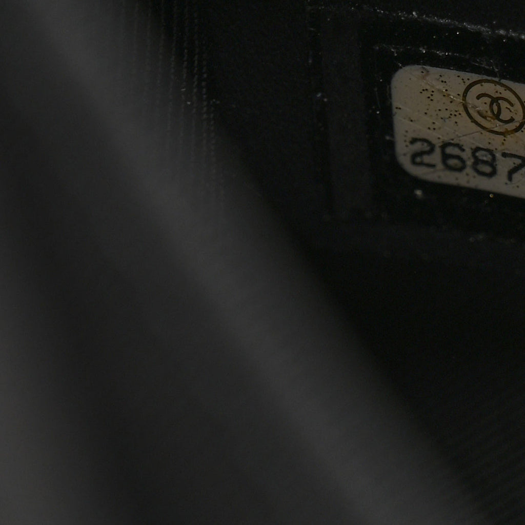 Caviar Quilted Medium Zip Around Backpack Black