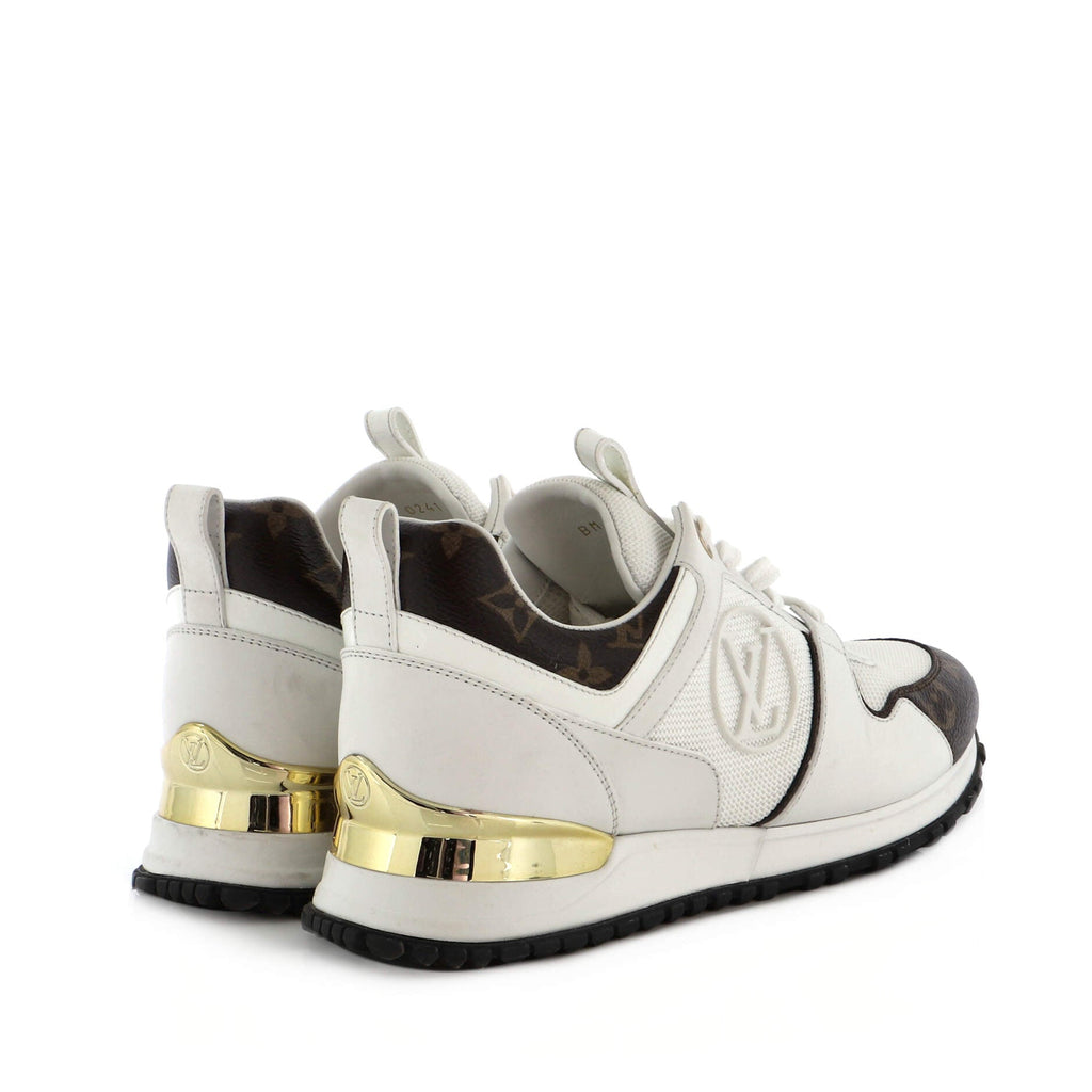 Women's Run Away Sneakers Mesh with Monogram Canvas and Leather