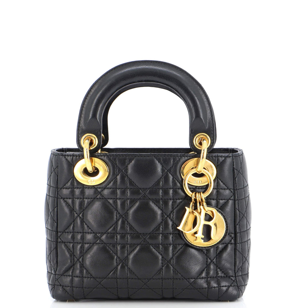 Lady Dior Bag Cannage Quilt Lambskin Mini