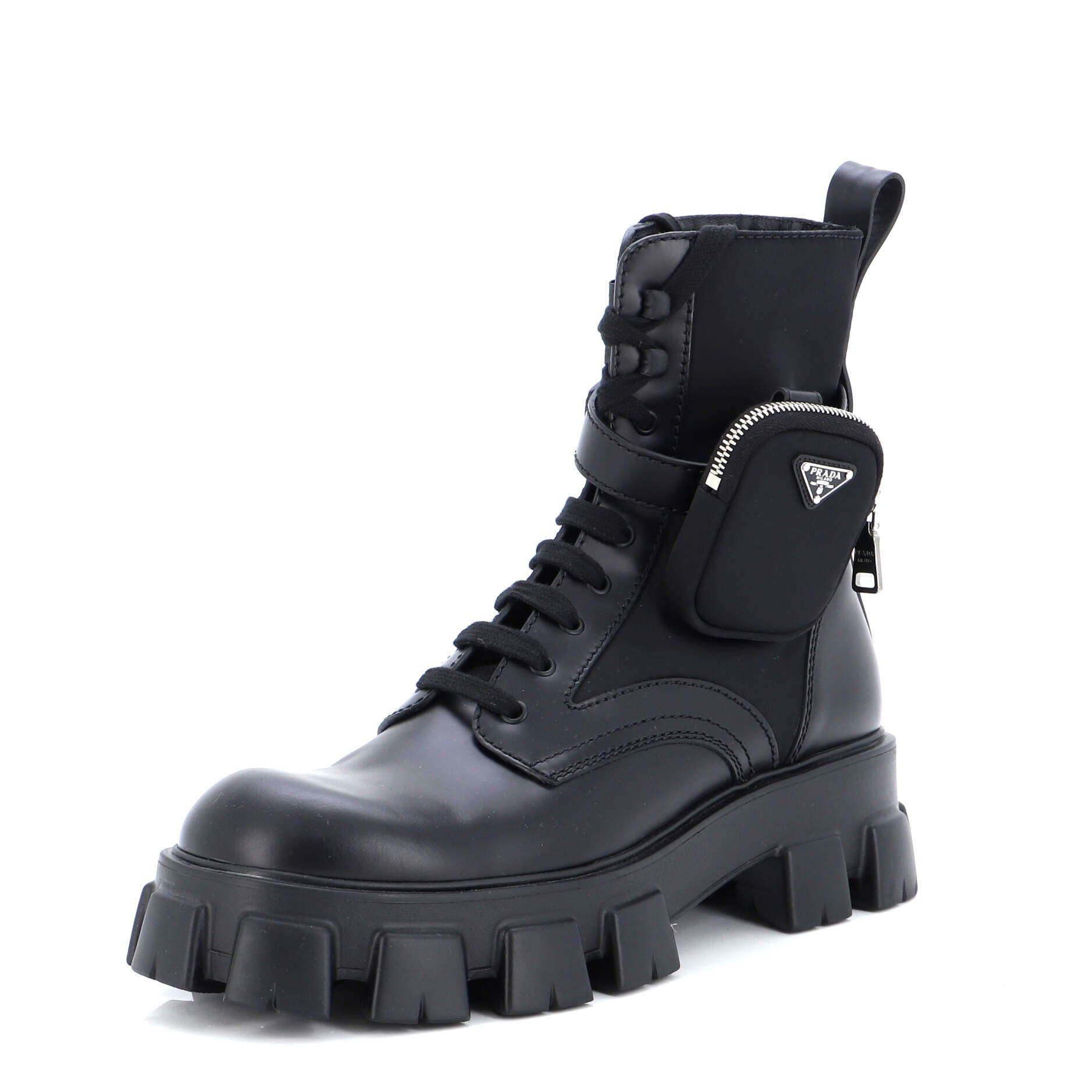 Monolith Combat Boots Leather and Nylon