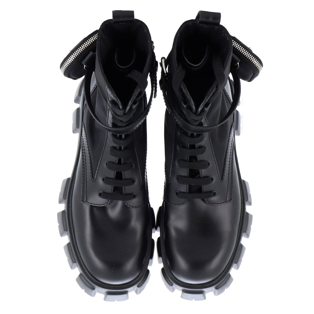 Monolith Combat Boots Leather and Nylon