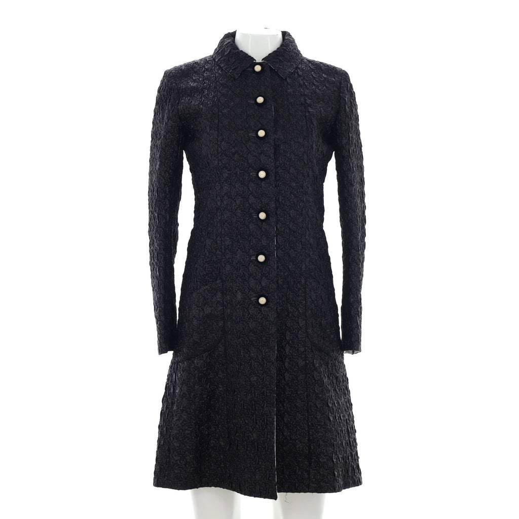 Women’s Two Pocket Button Up Coat Tweed