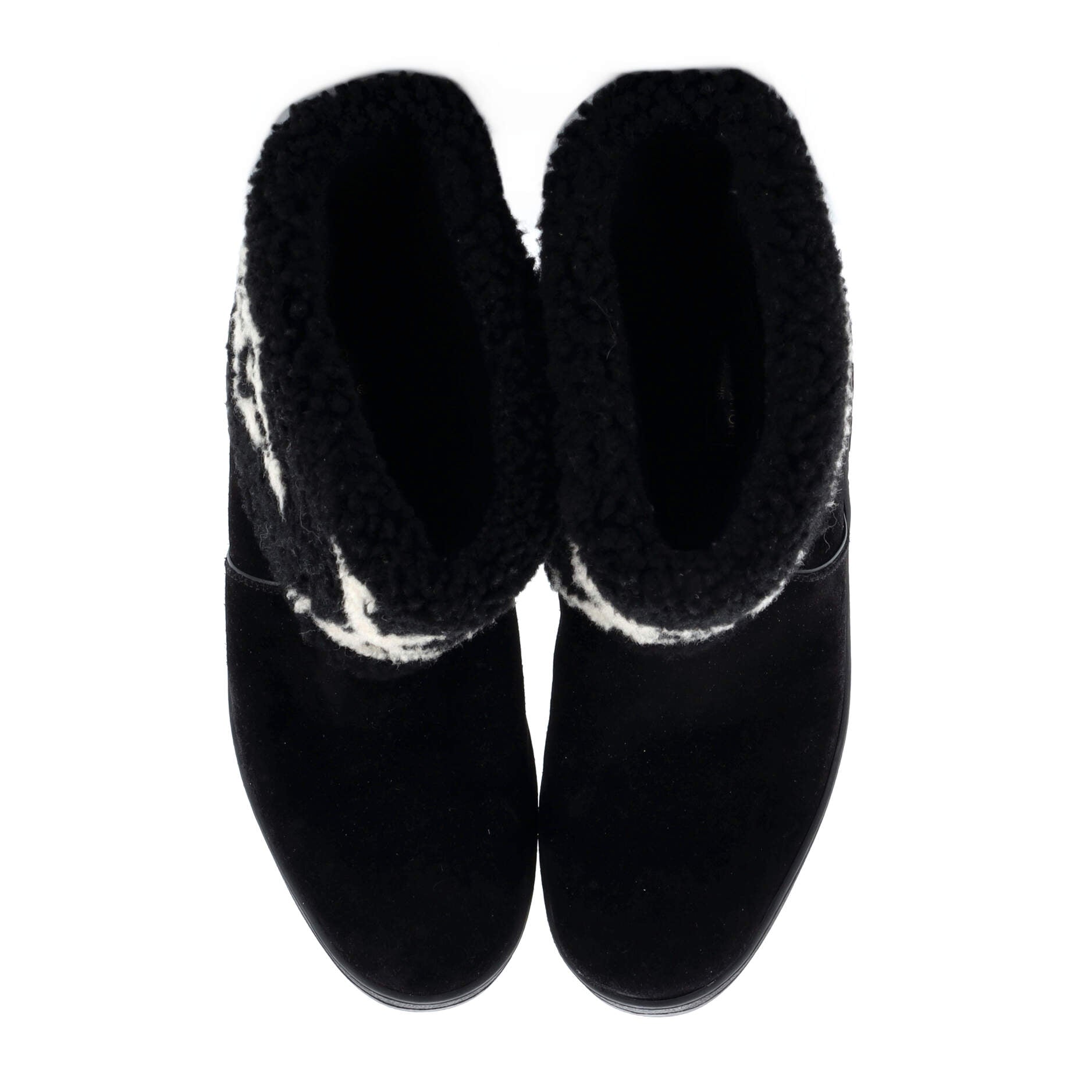Women's Snowdrop Flat Ankle Boots Suede and Shearling