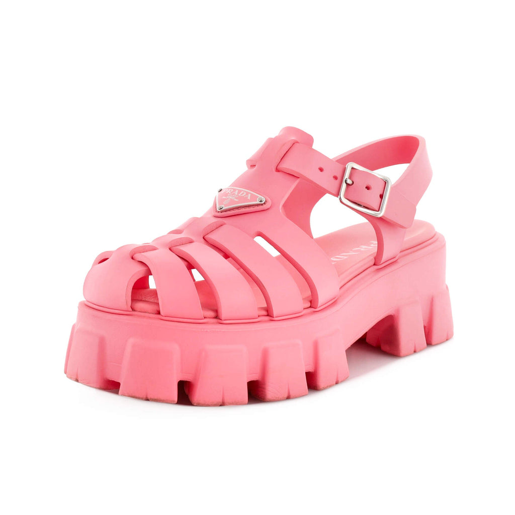 Women's Monolith Cage Platform Sandals Rubber