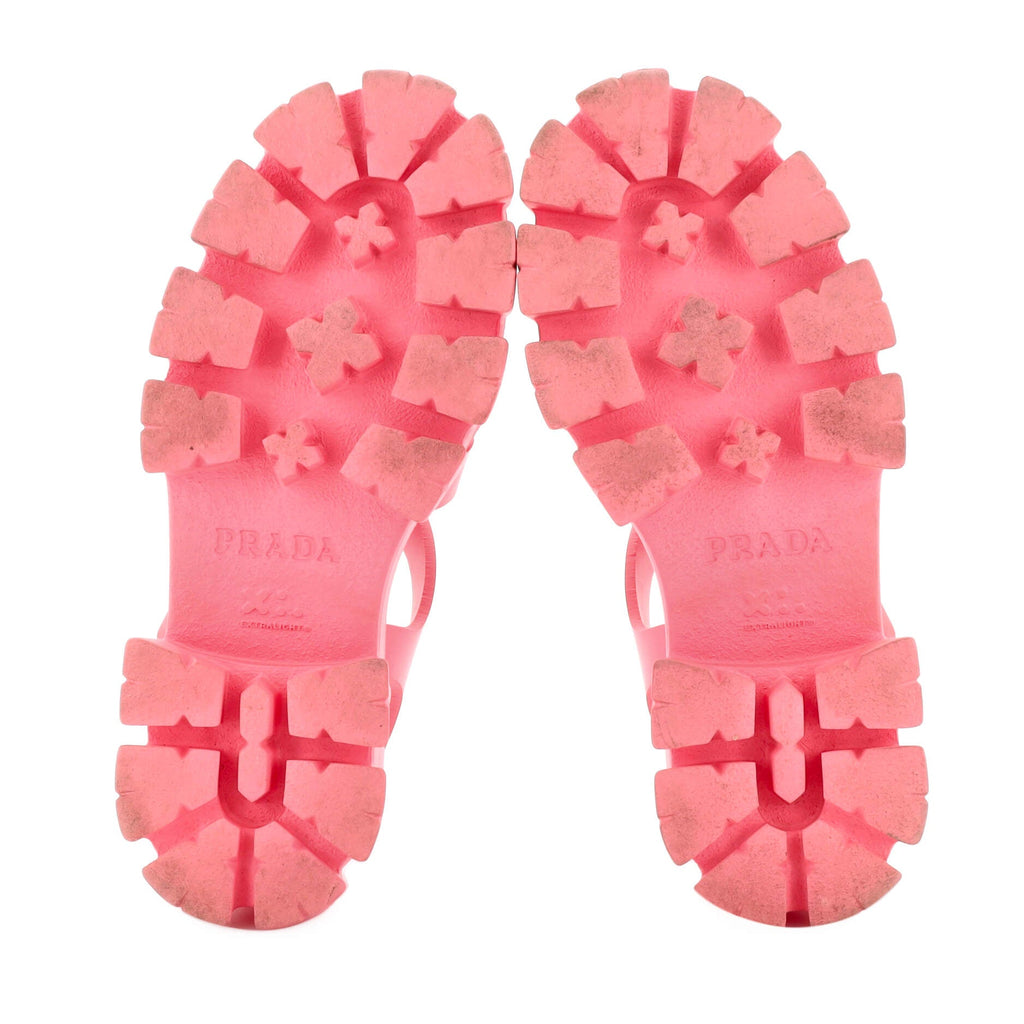 Women's Monolith Cage Platform Sandals Rubber