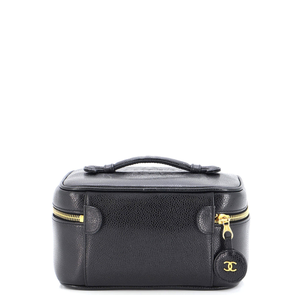 Vintage Timeless Cosmetic Case Caviar Medium