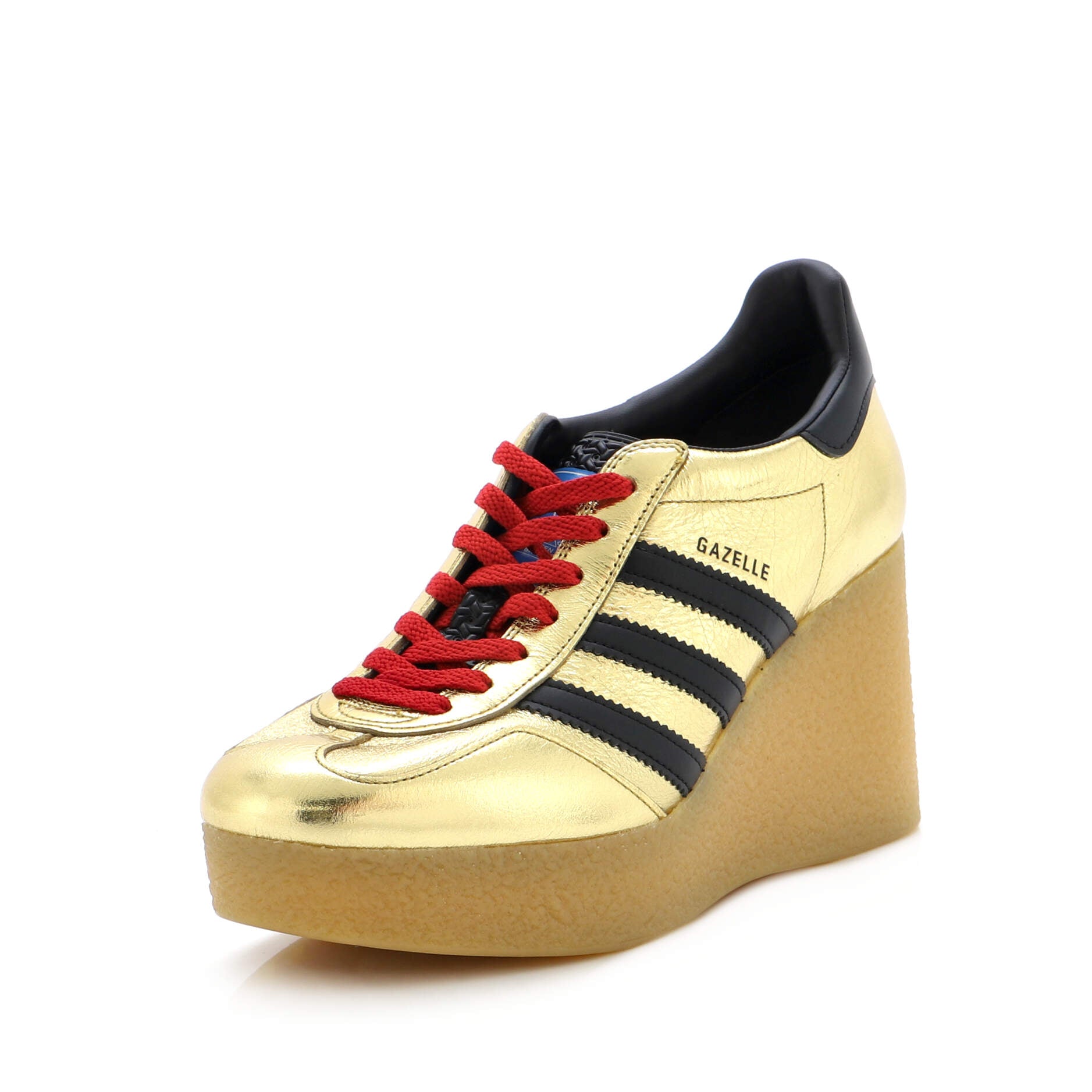 x Adidas Women's Gazelle Wedge Sneakers Leather with Rubber