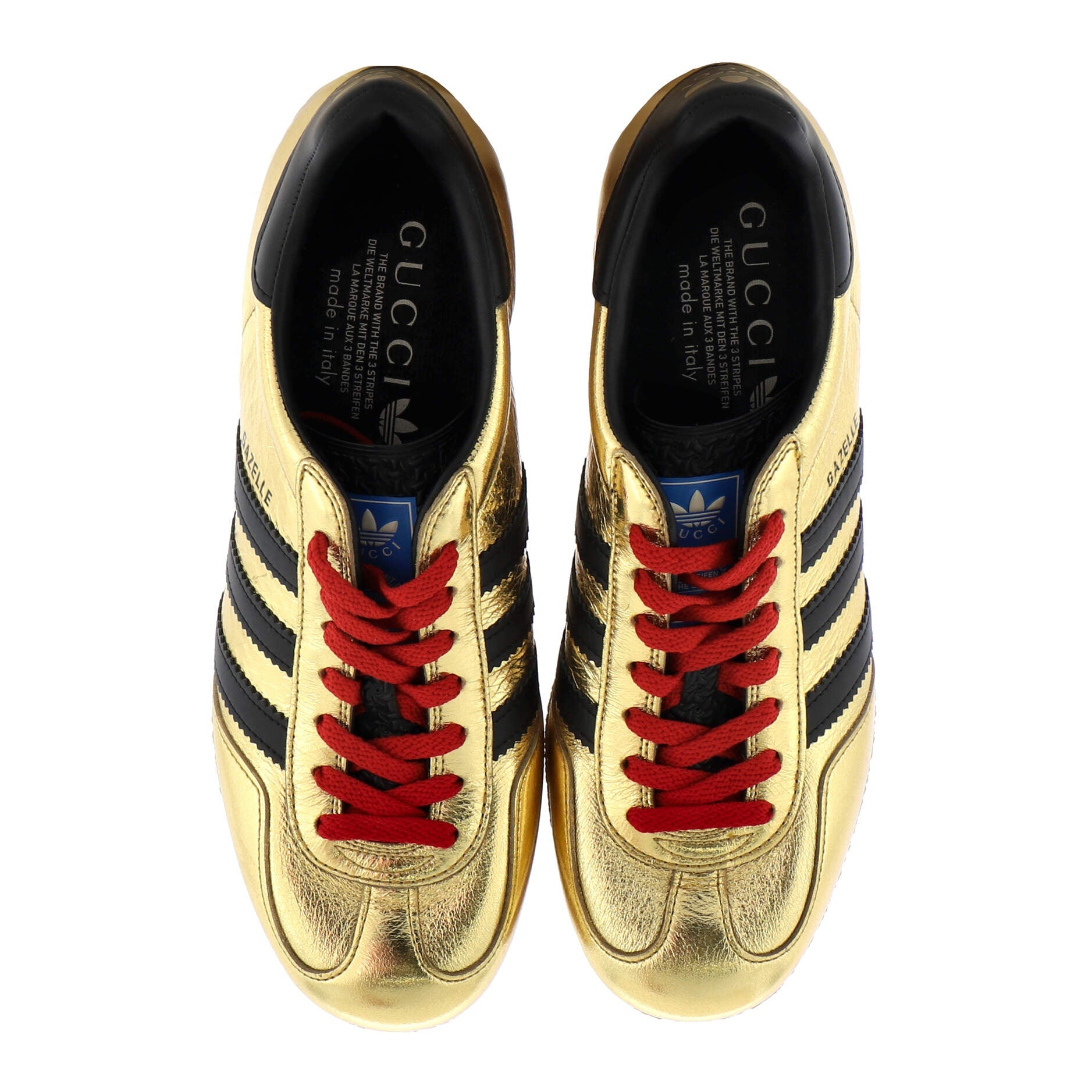 x Adidas Women's Gazelle Wedge Sneakers Leather with Rubber