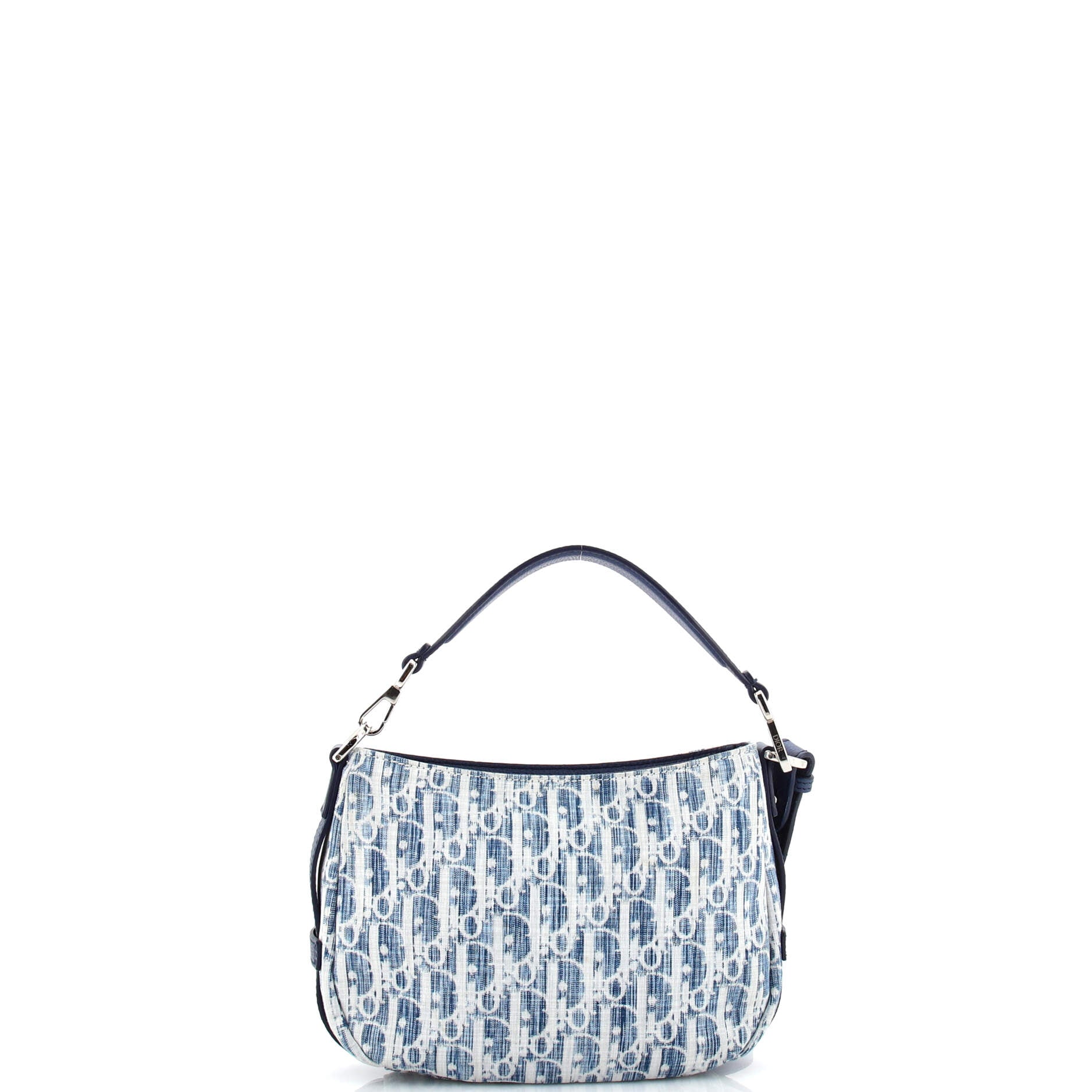 Saddle Soft Bag Kasuri Oblique Canvas Mini