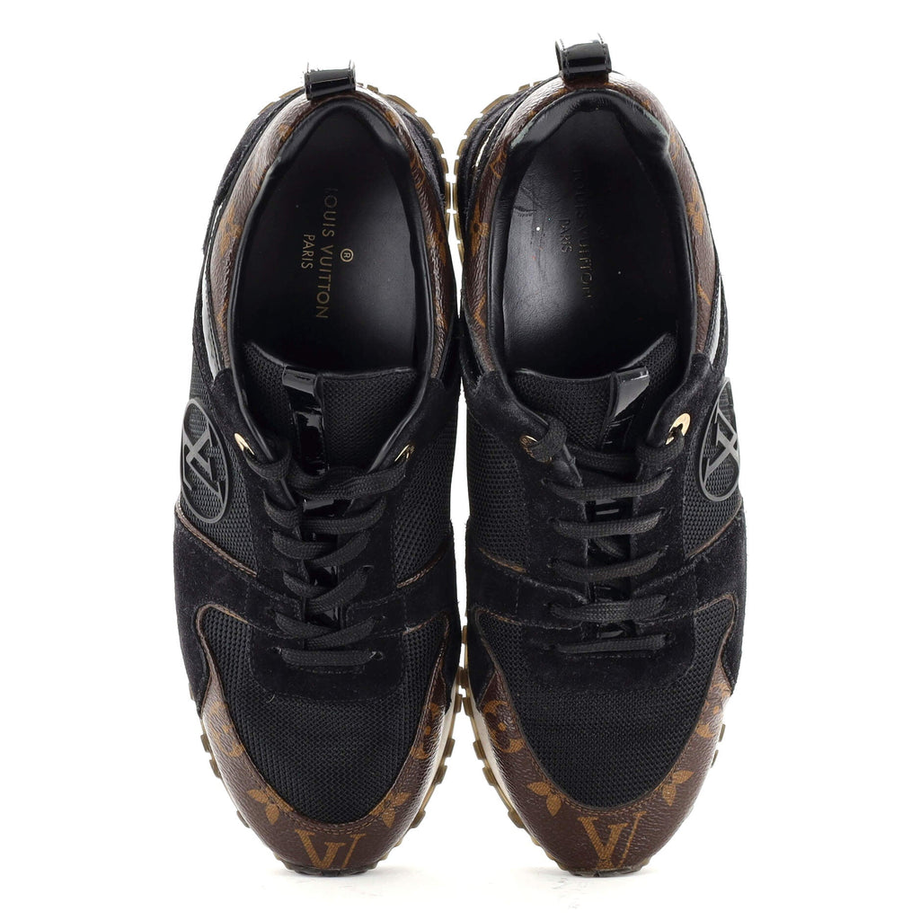 Women's Run Away Sneakers Mesh with Monogram Canvas and Suede