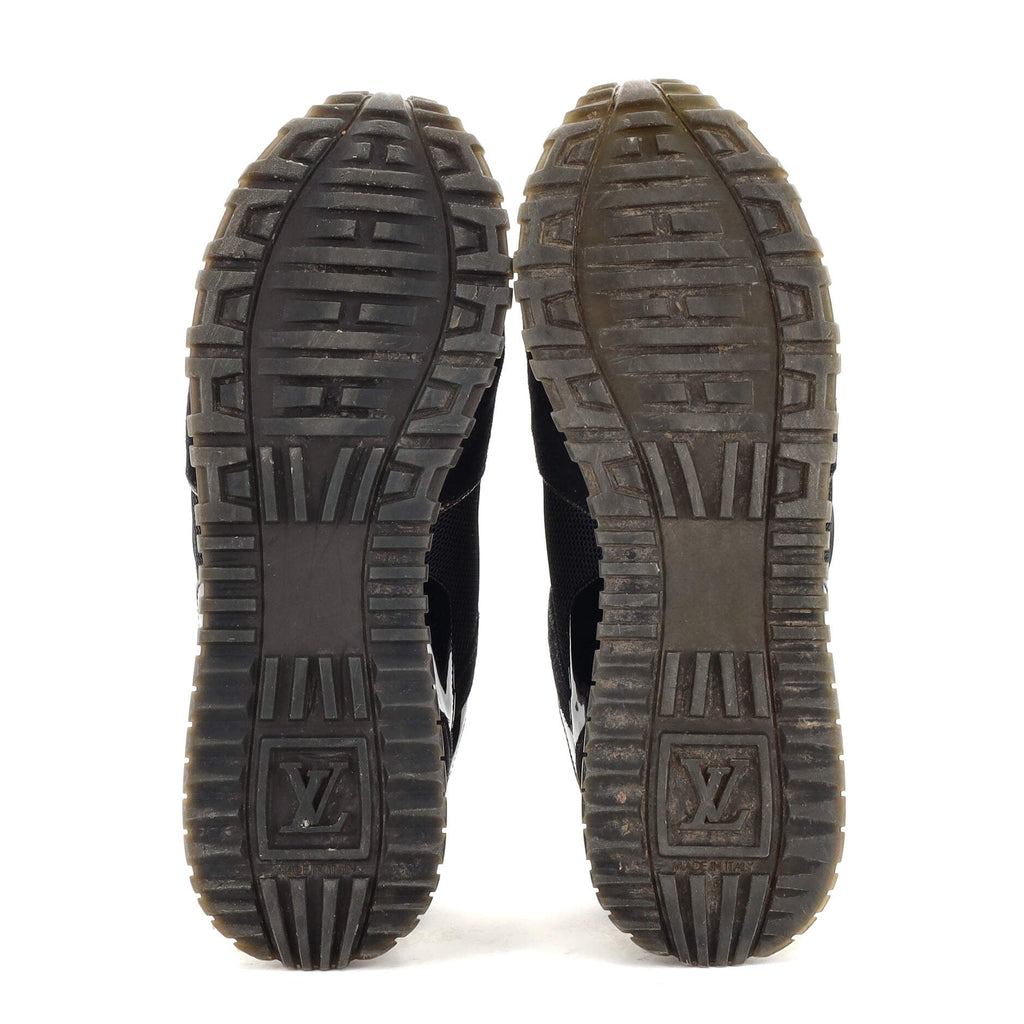 Women's Run Away Sneakers Mesh with Monogram Canvas and Suede