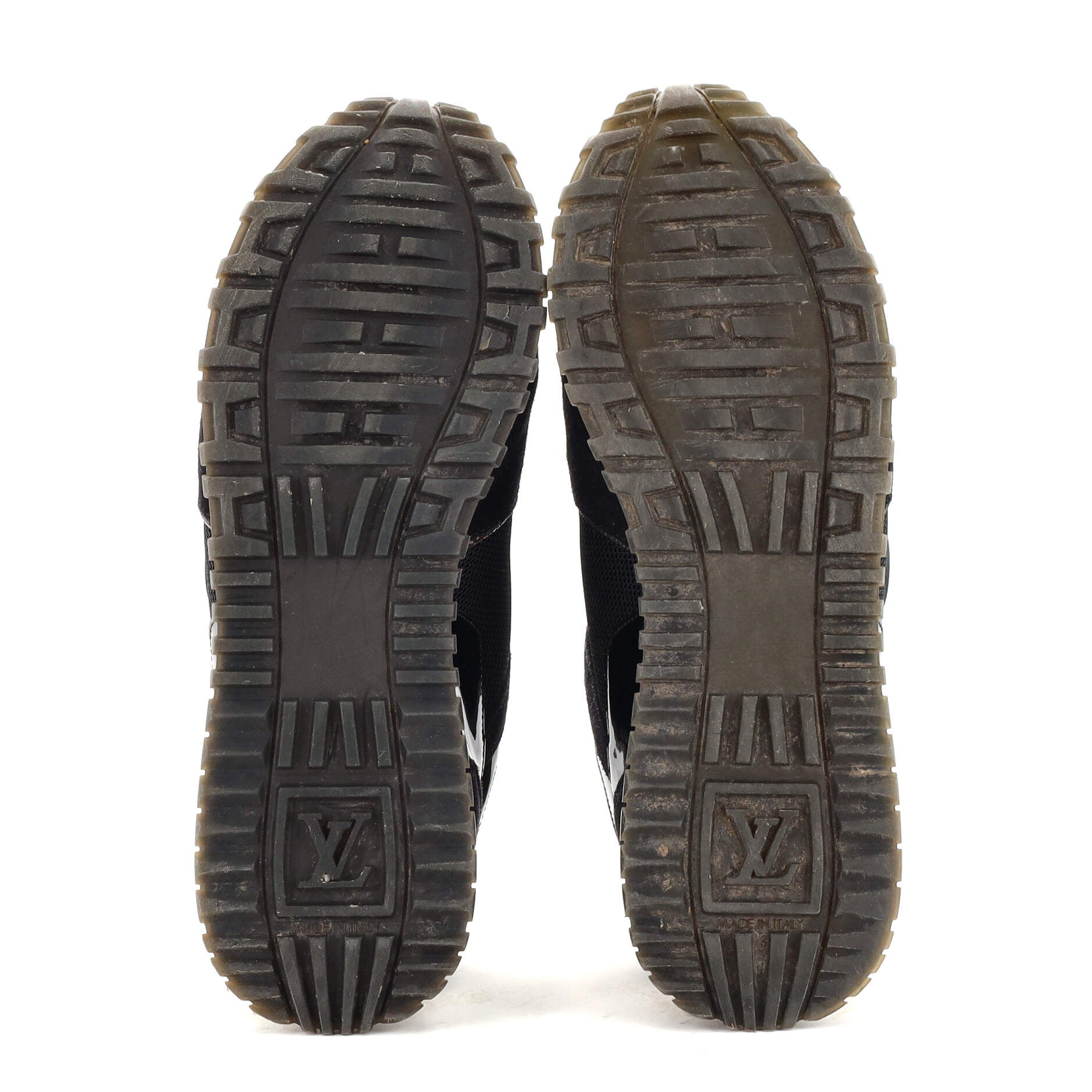 Women's Run Away Sneakers Mesh with Monogram Canvas and Suede