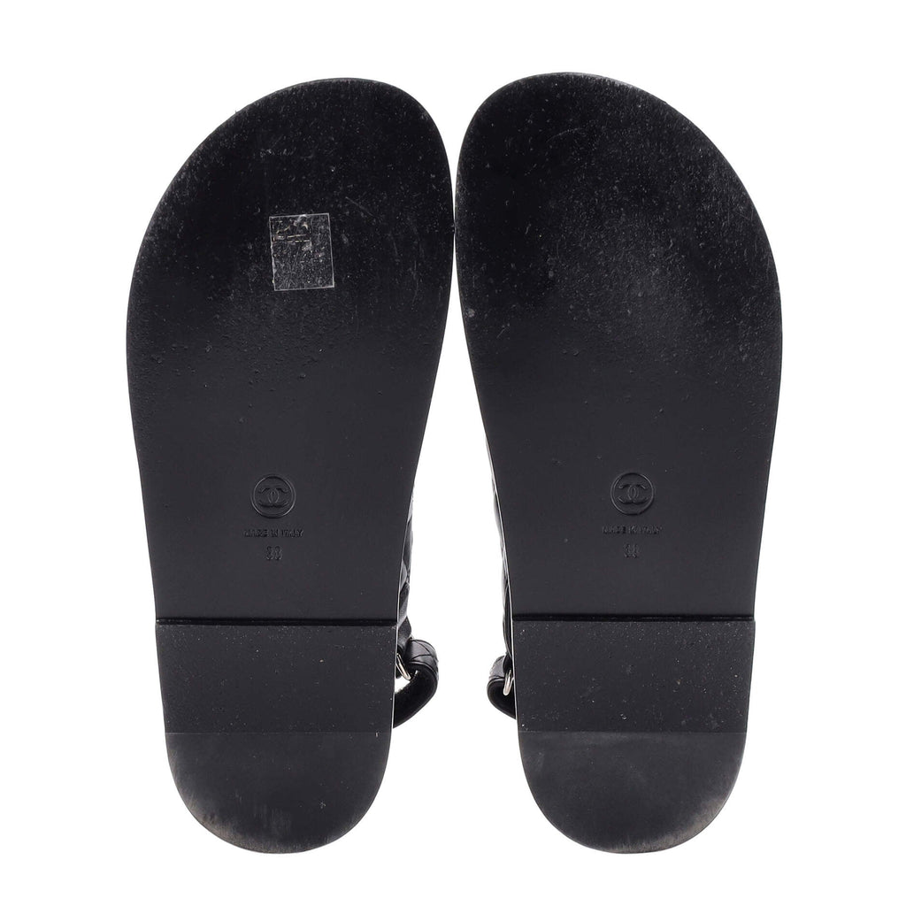 Women's Velcro Dad Sandals Quilted Leather