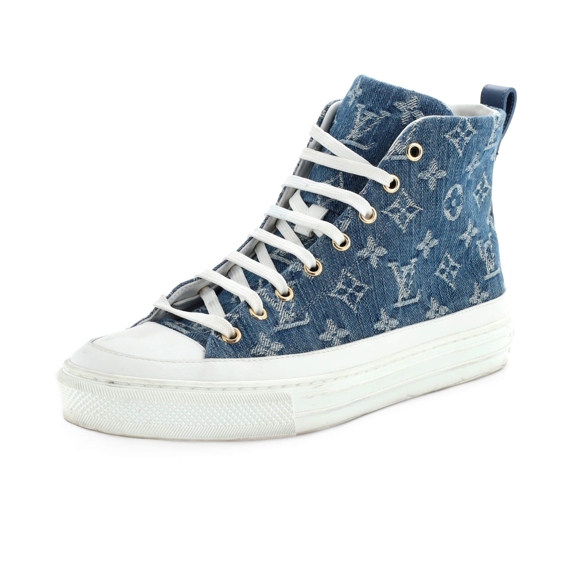 Women's Stellar Sneakers Monogram Denim