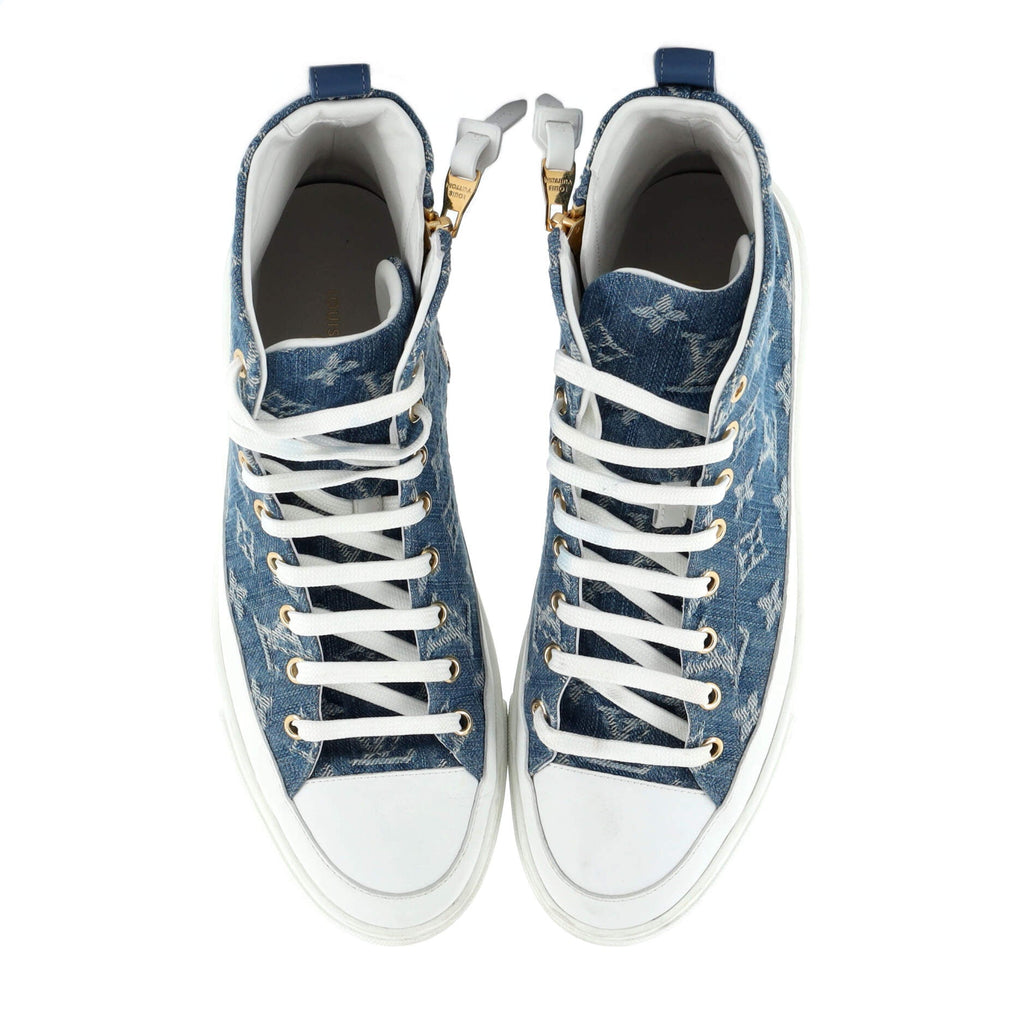 Women's Stellar Sneakers Monogram Denim