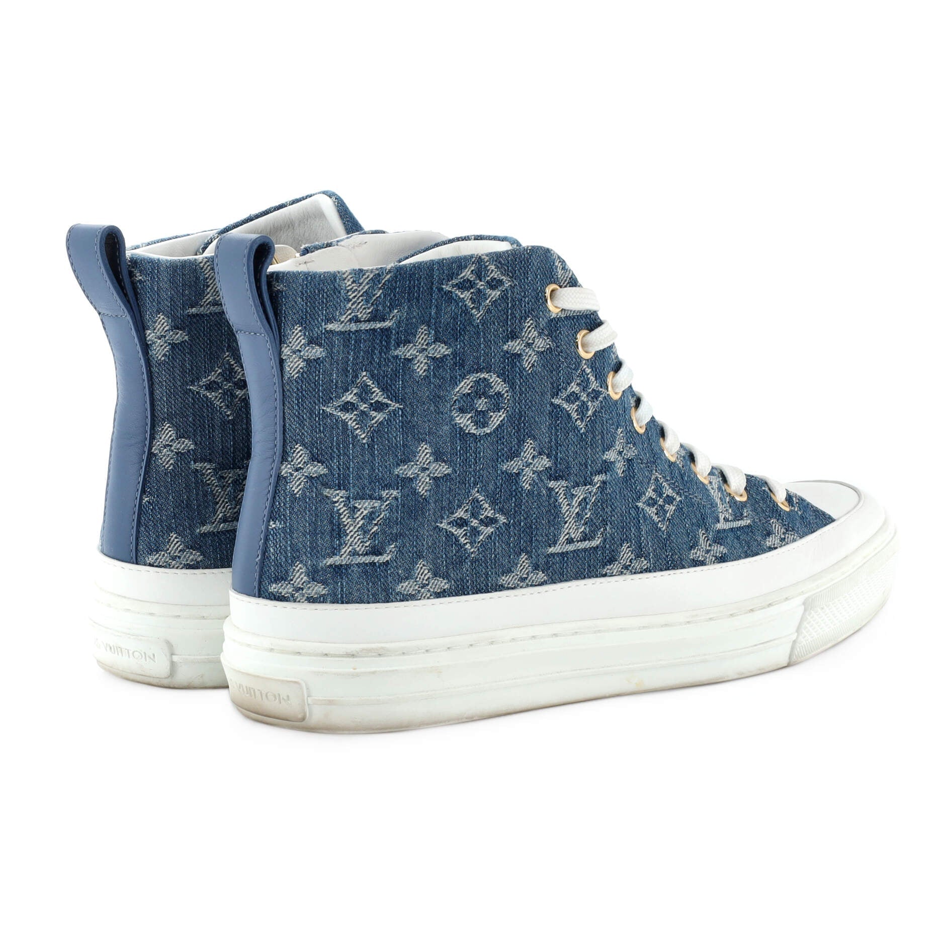 Women's Stellar Sneakers Monogram Denim